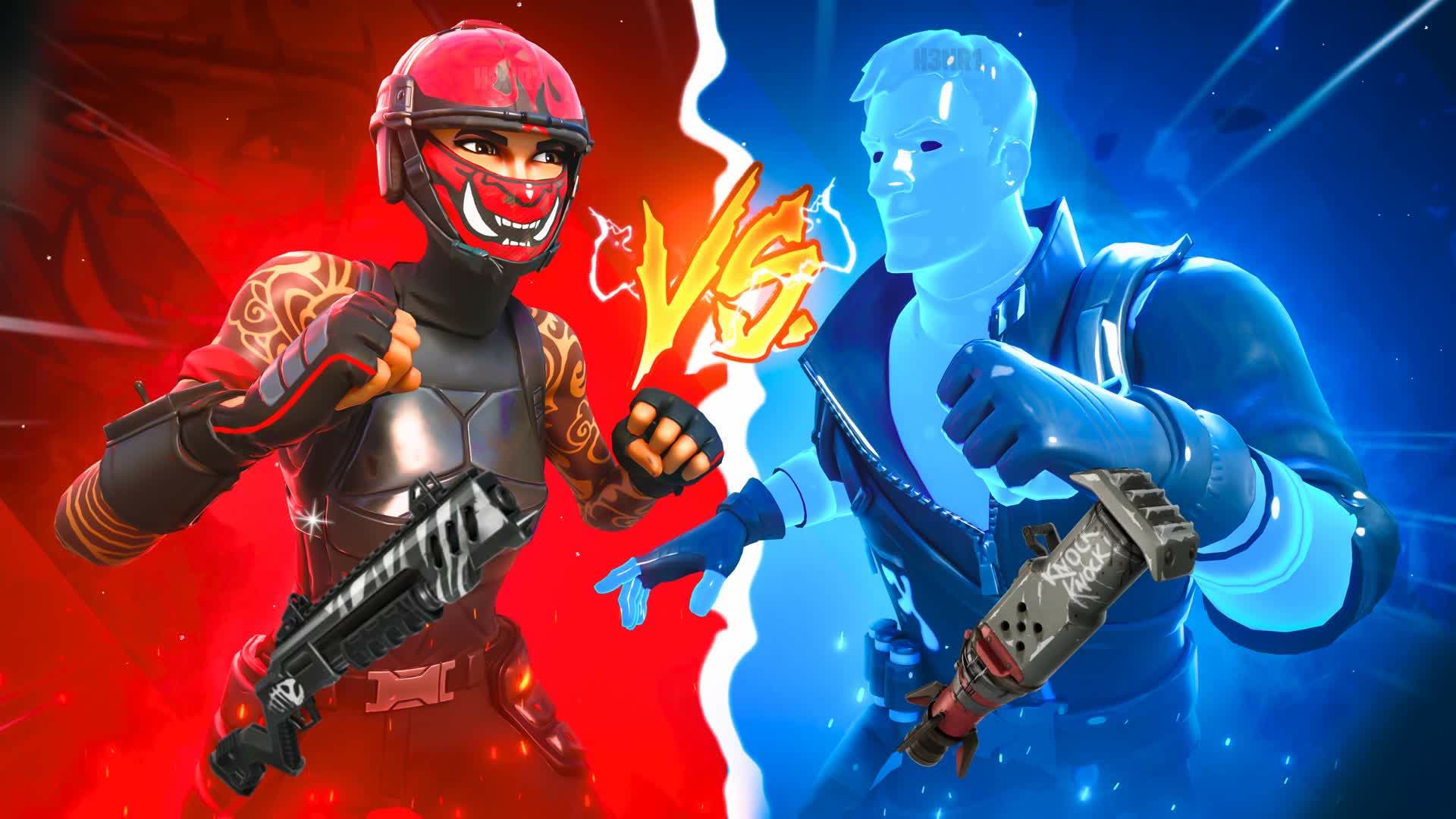 🔴RED VS BLUE 1V1🔵