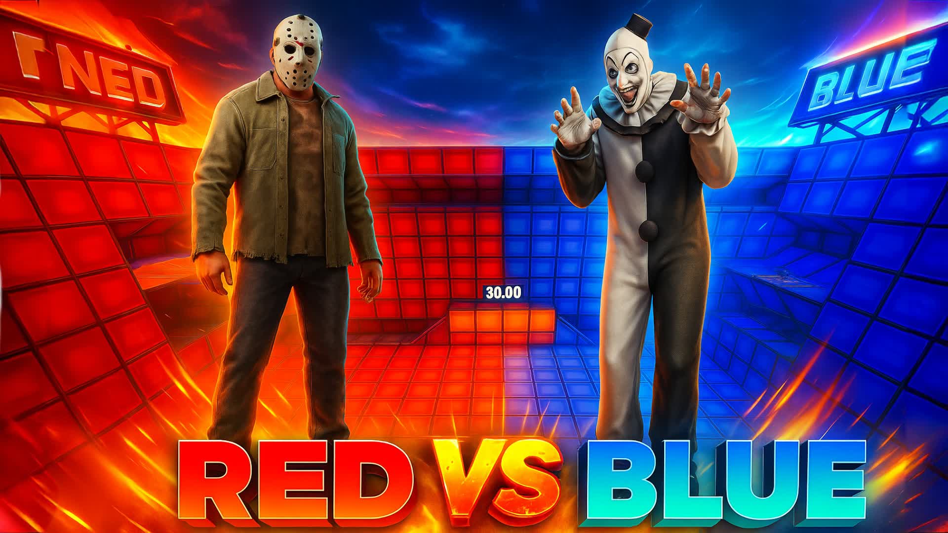 TERROR RED VS BLUE 🔵🔴