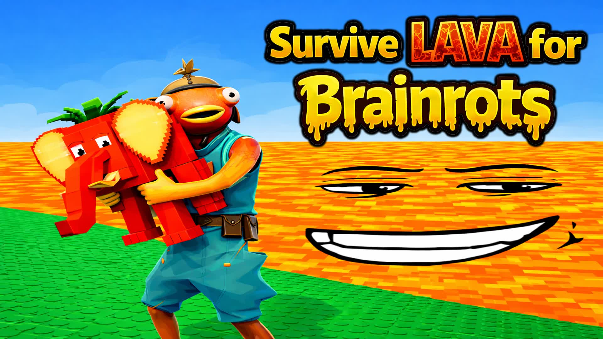 Survive LAVA for Brainrots