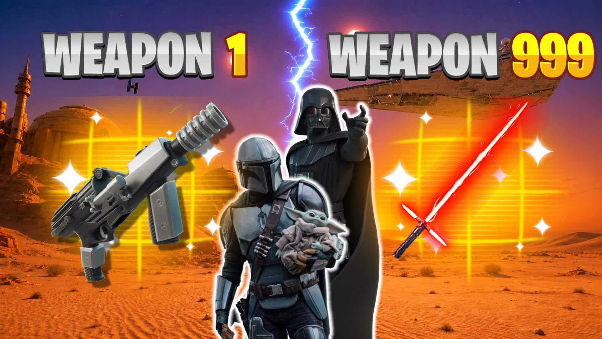 ⭐STAR WARS⭐GUN GAME⭐TATOOINE
