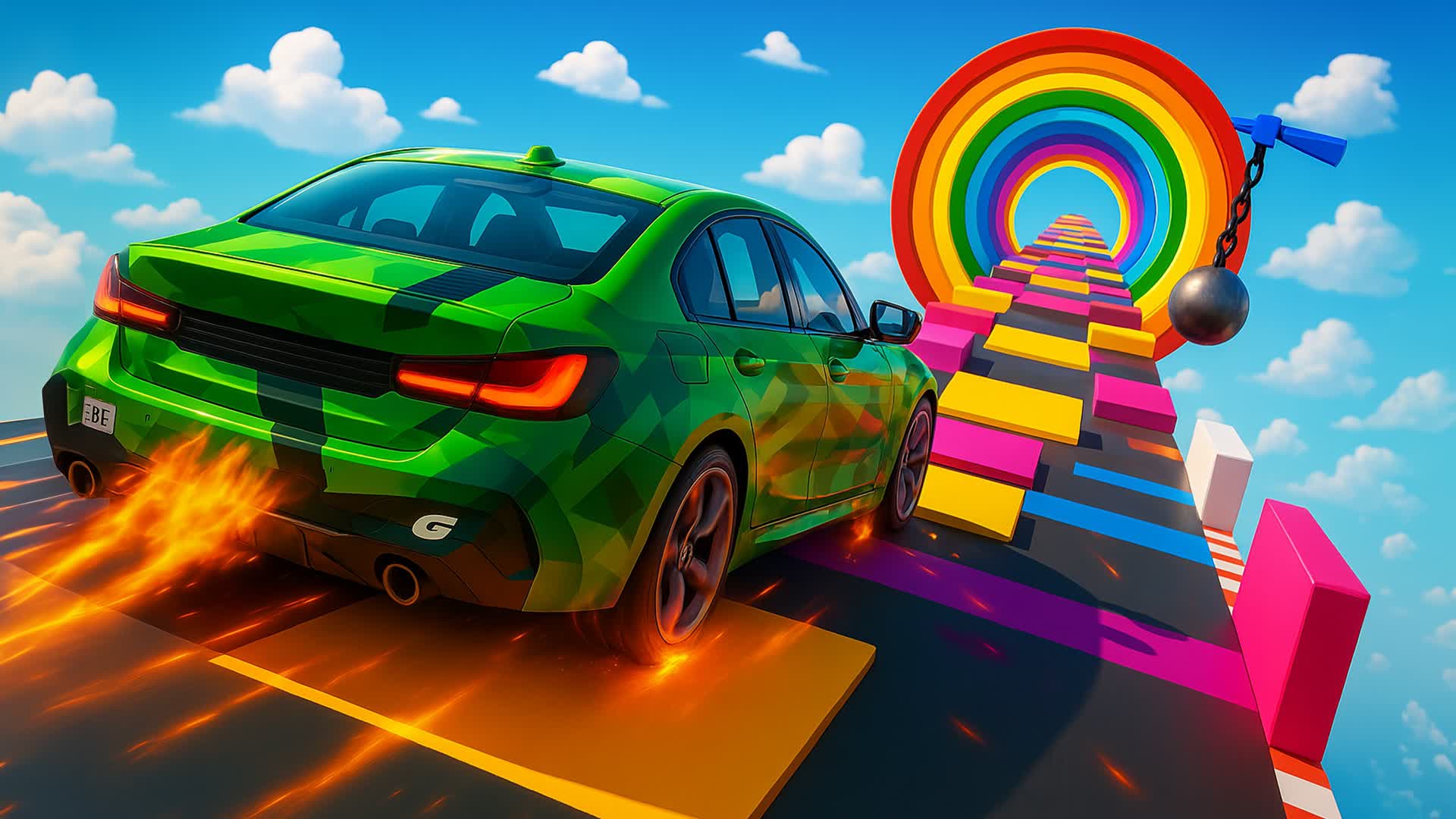 CARS MEGA RAMP RAINBOW