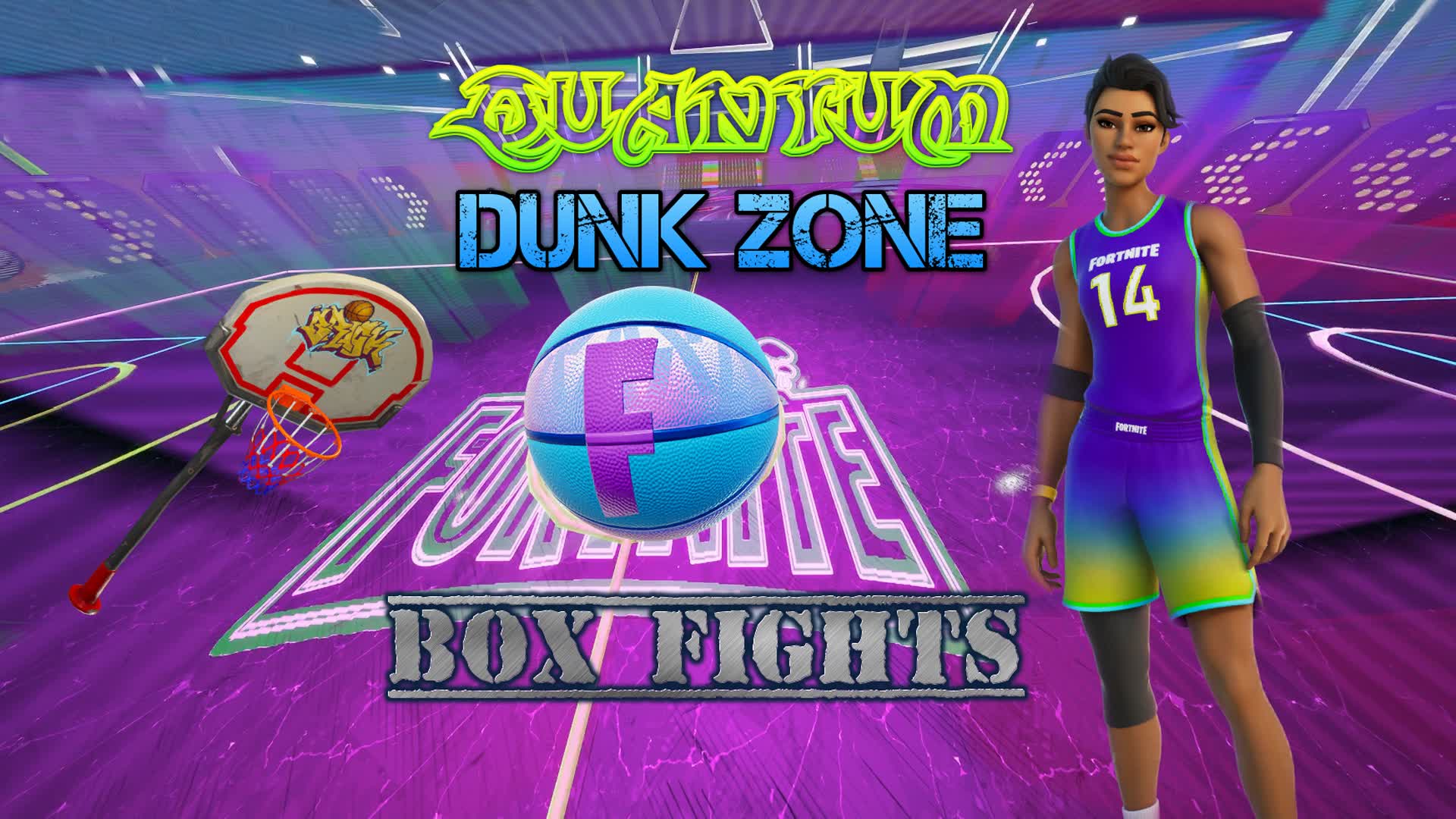 ⚛📦🏀QUANTUM DUNK ZONE BOX FIGHTS 🏀📦⚛