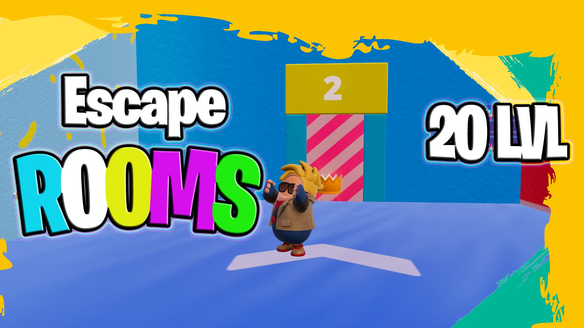 Fall Guys - Rooms OnlyUP Funny!!