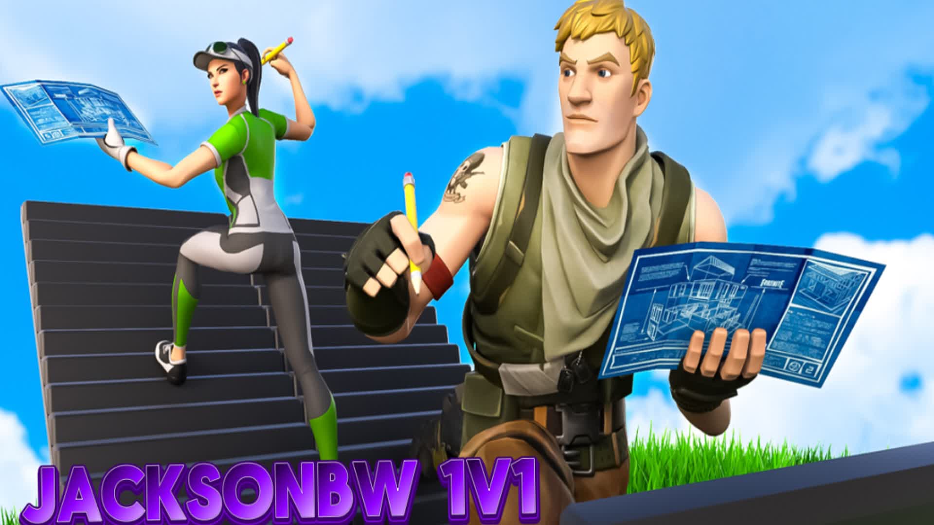 JacksonBW 1v1 Build Fights (200 Pumps)
