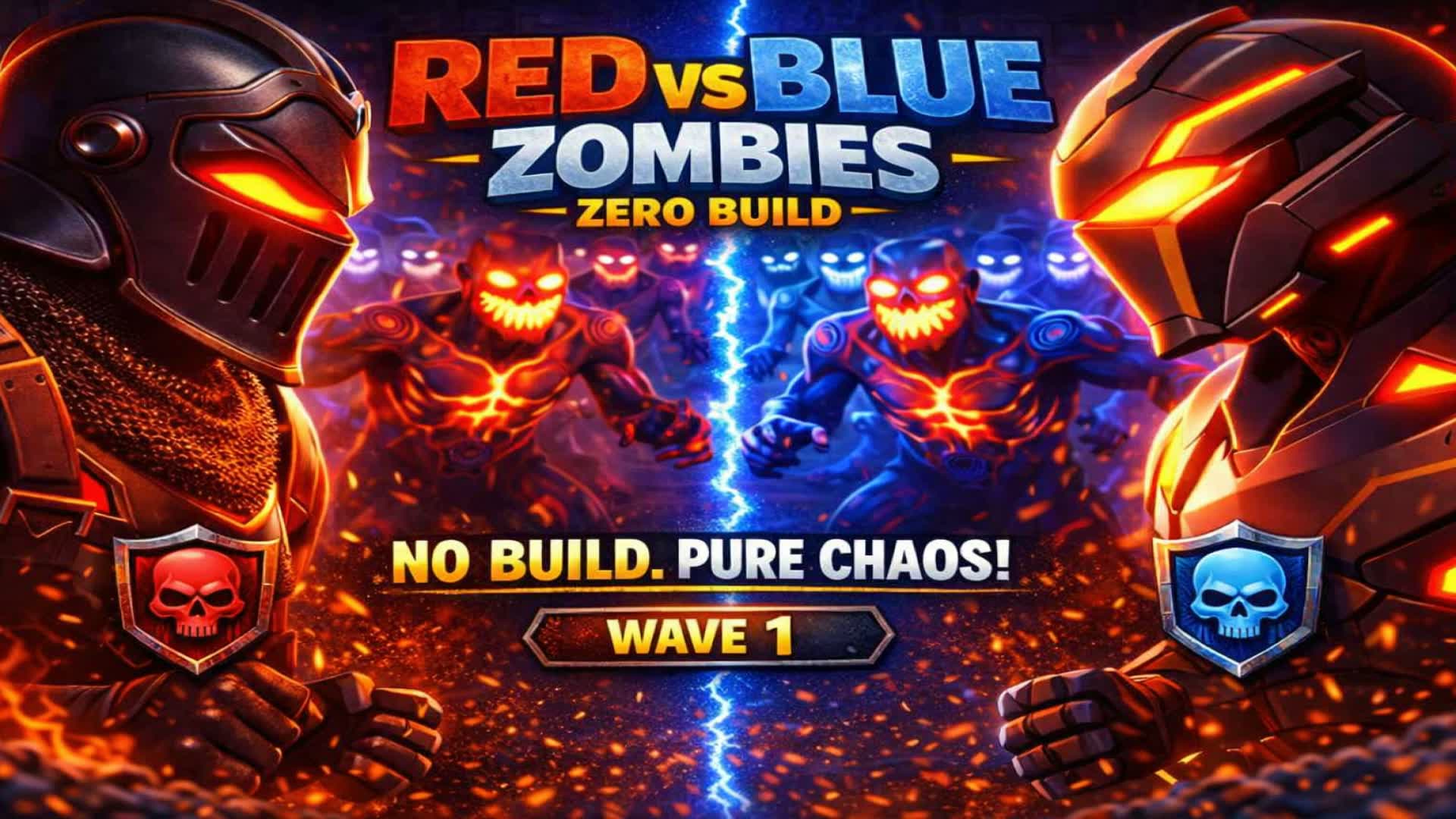 RED vs BLUE ZOMBIES – ZERO BUILD 🔥