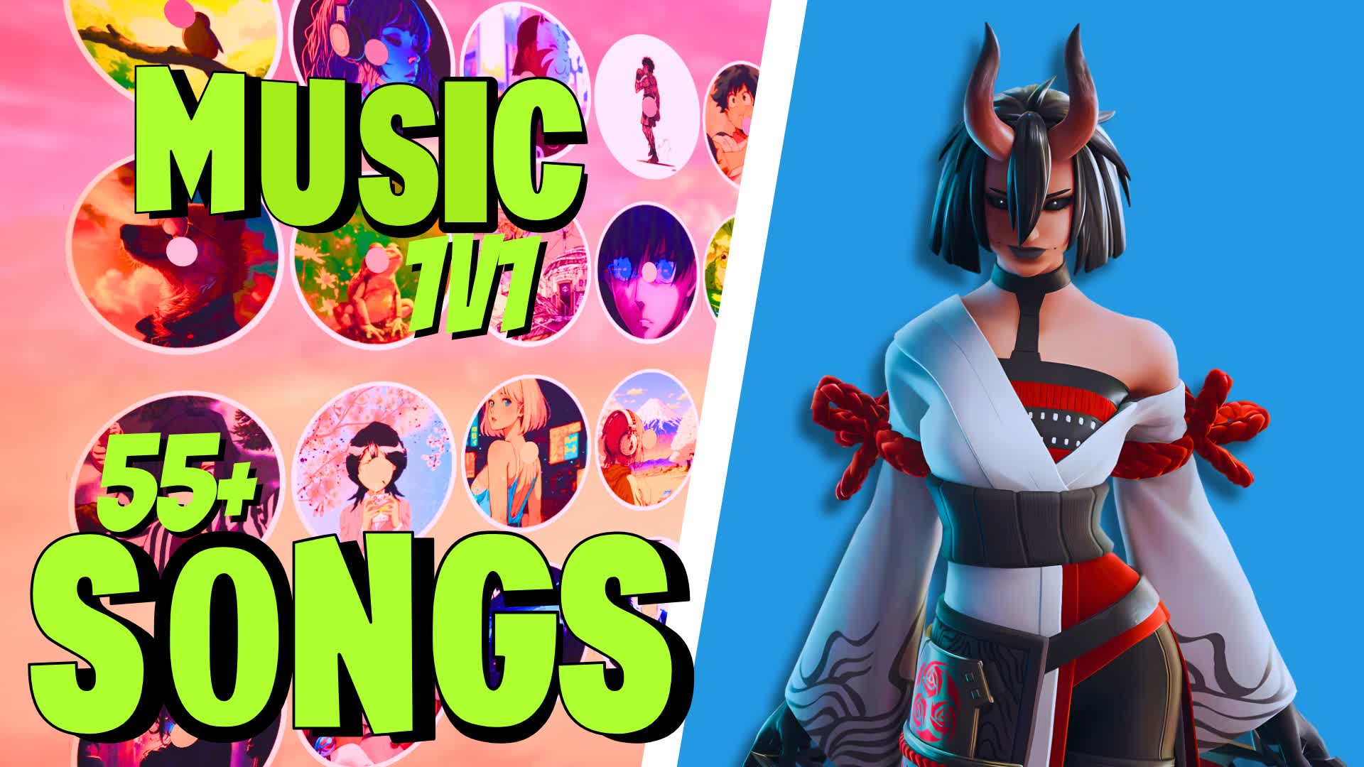 MUSIC 1V1 [55+ SONG]