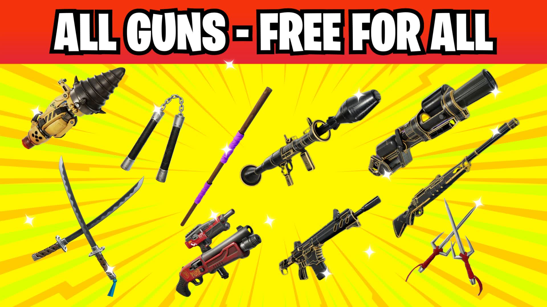 ALL GUNS ⭐ TMNT FFA