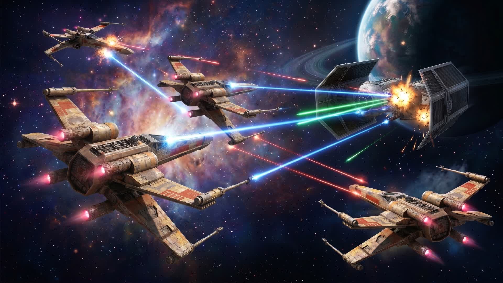 🛸STAR WARS FLIGHT FIGHT🛸