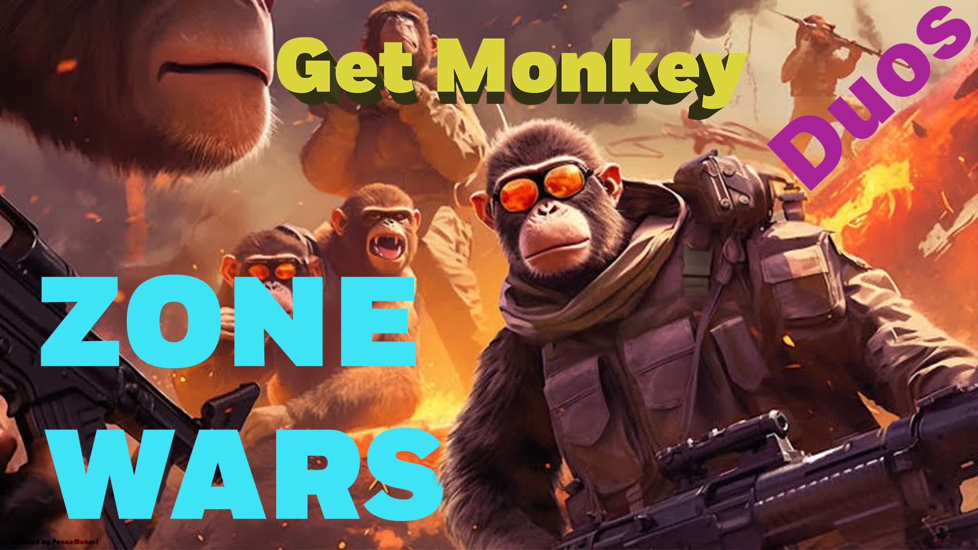GET MONKEY! ZONEWARS-ALL WEAPONS-DOUS!