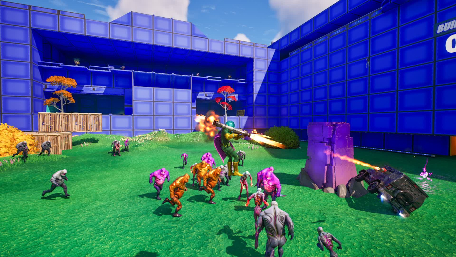 Zombie Survival Red Vs Blue