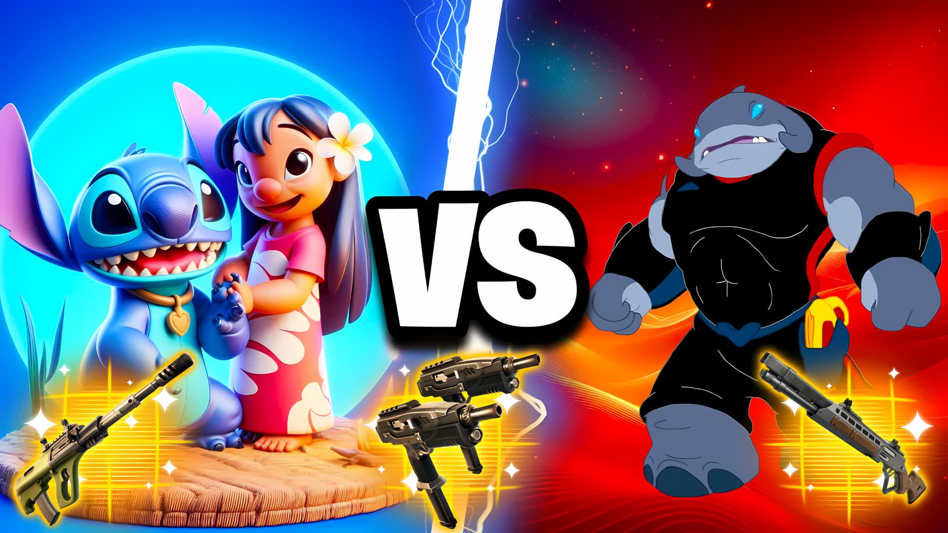 🌀LILO & STITCH VS GANTU🦸