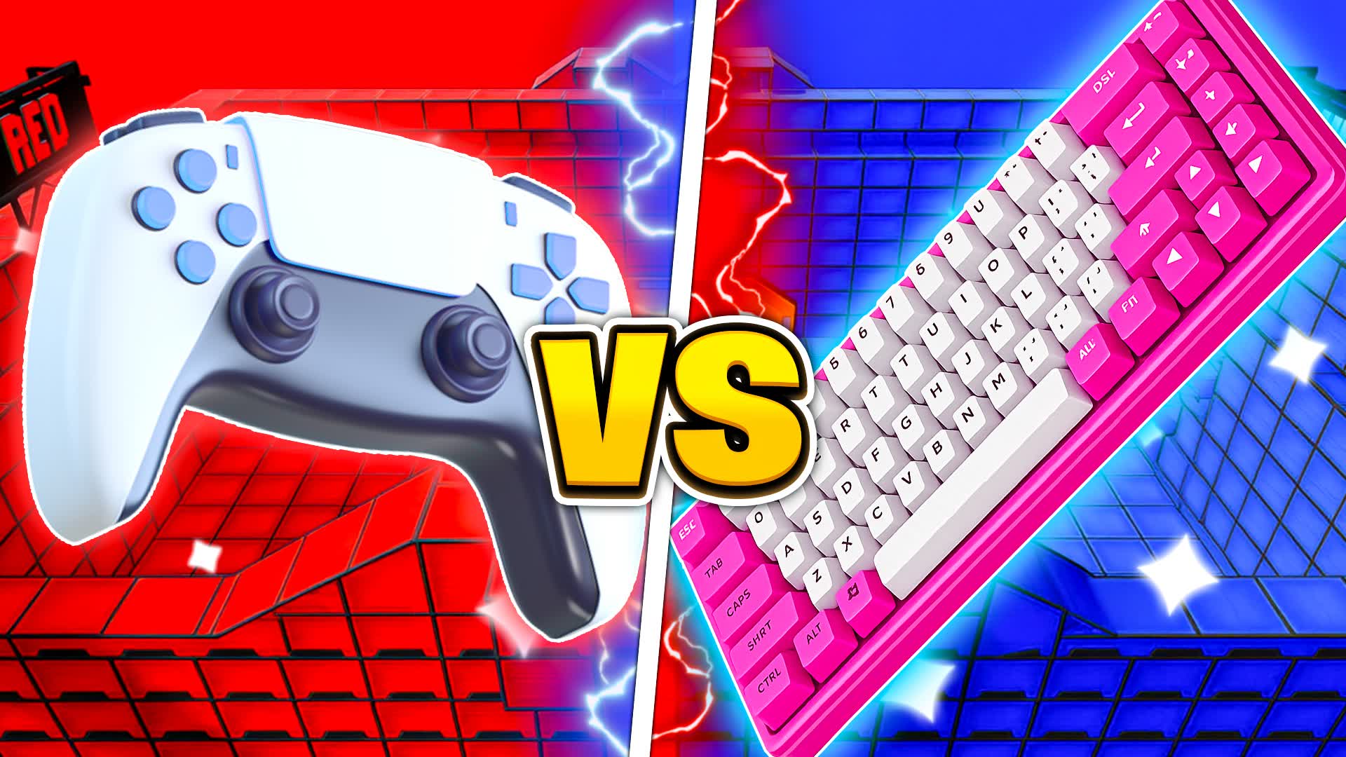 MEGA CONSOLE VS PC RED VS BLUE🔴🔵