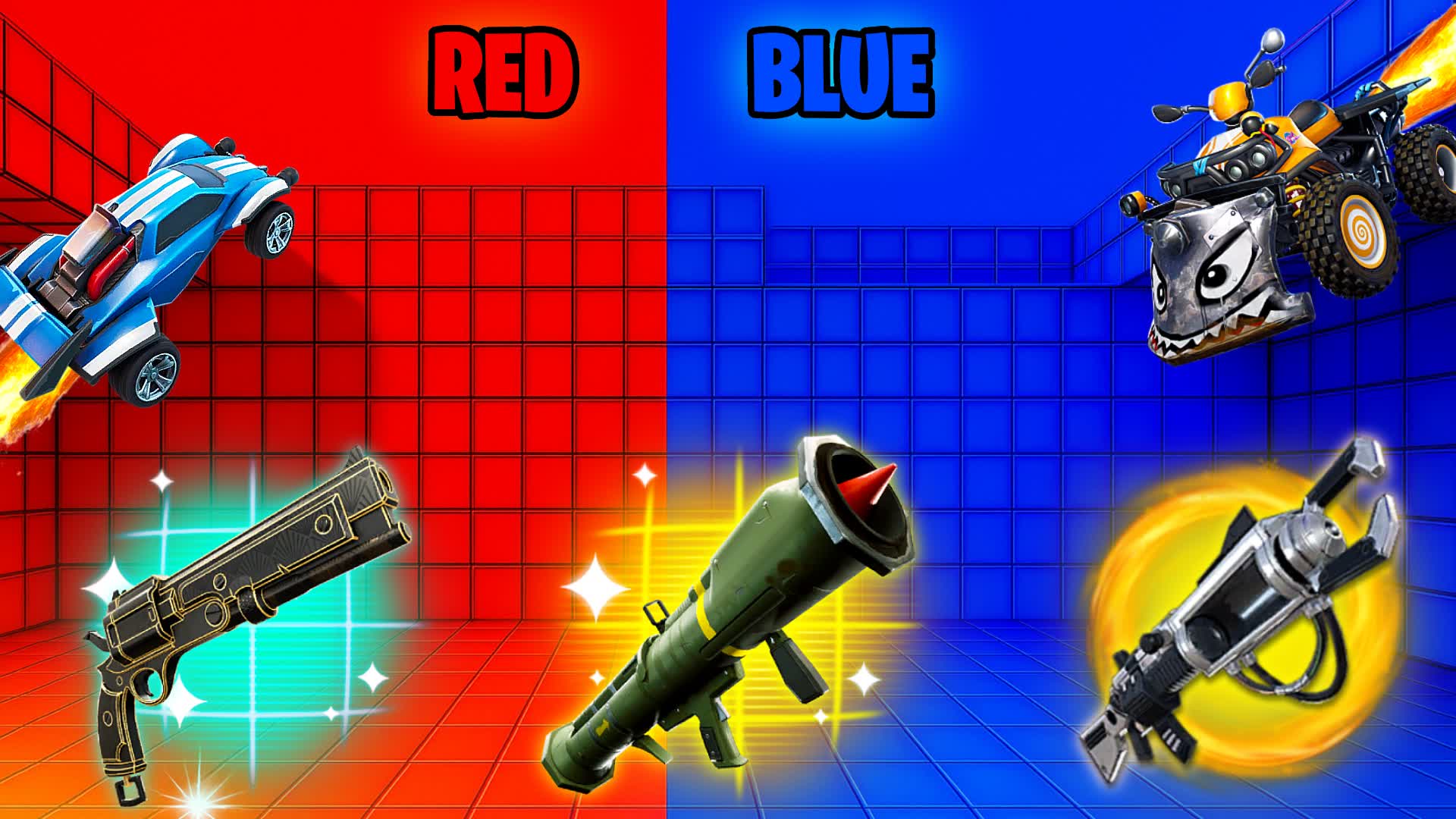 SUPER RED VS BLUE 🔴🔵