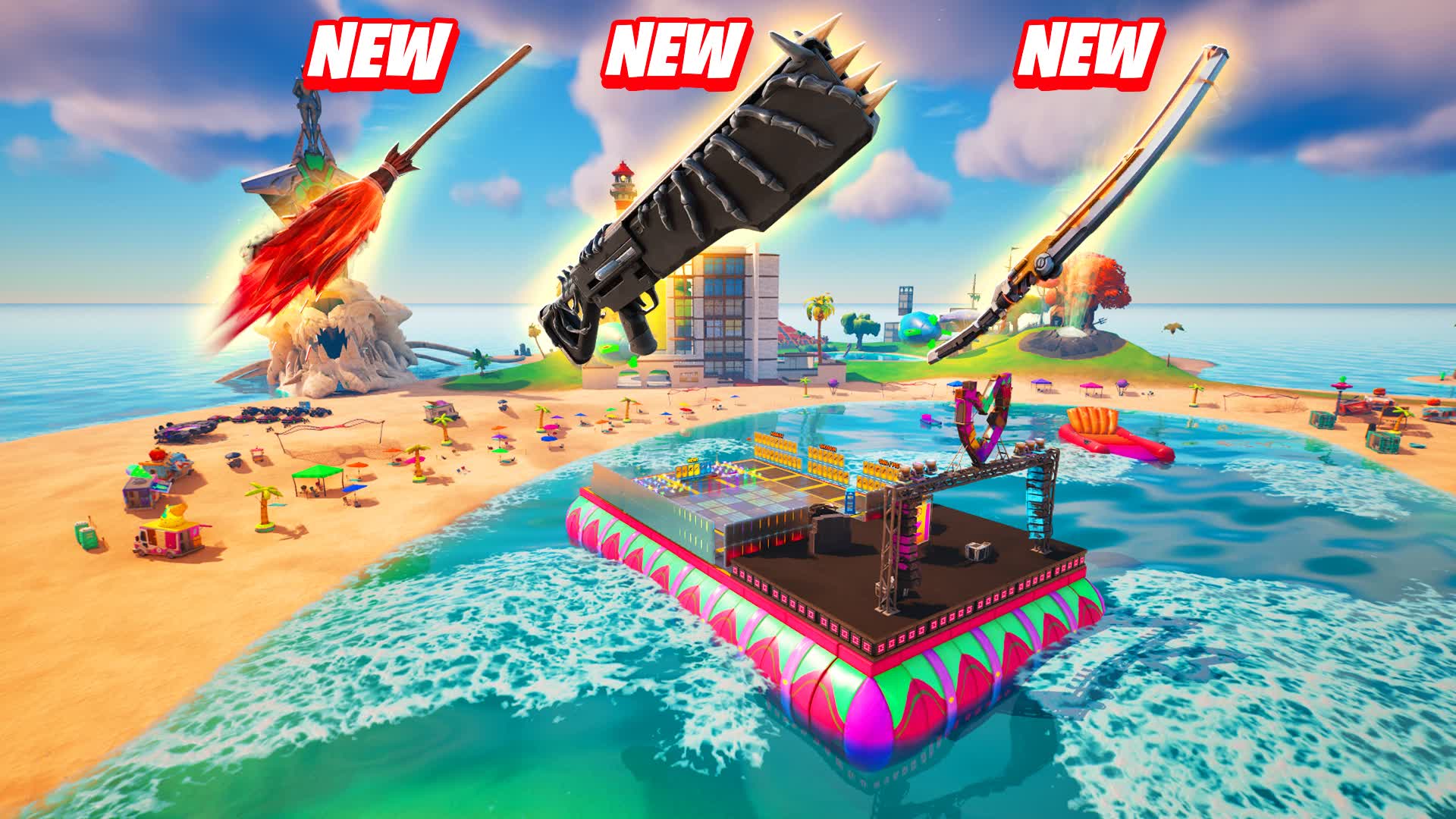 🆕EPIC ISLAND FFA - ALL GUNS!🏝️