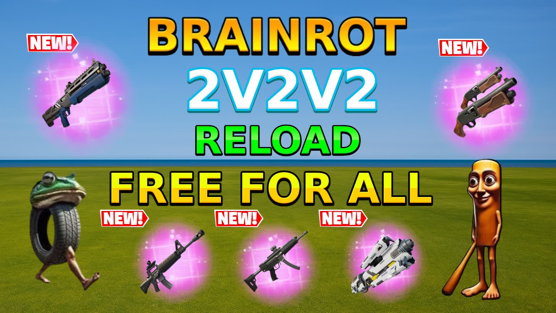 BRAINROT 2v2v2 RELOAD PLAYER VS PLAYER