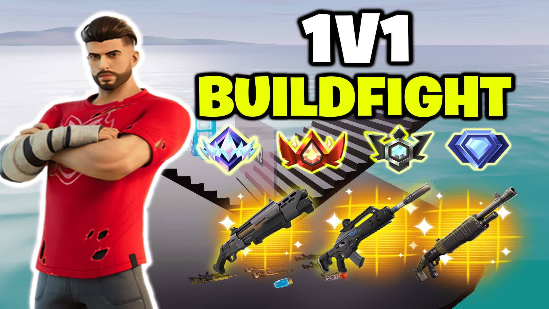 SYPHERPK 1V1 BUILDFIGHT🏆REALISTIC 1VS1