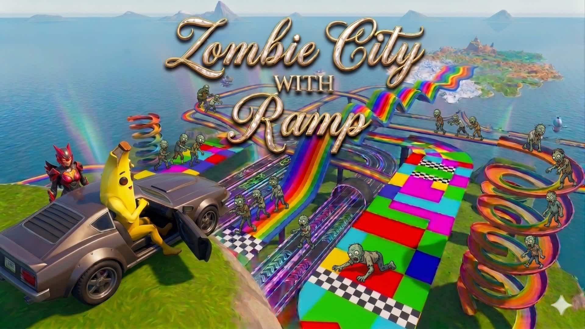 Zombie city with ramp