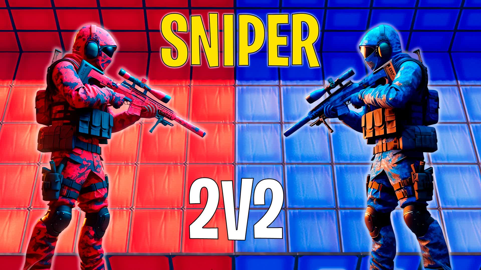 RED vs BLUE SNIPER 2v2 🔴🔵