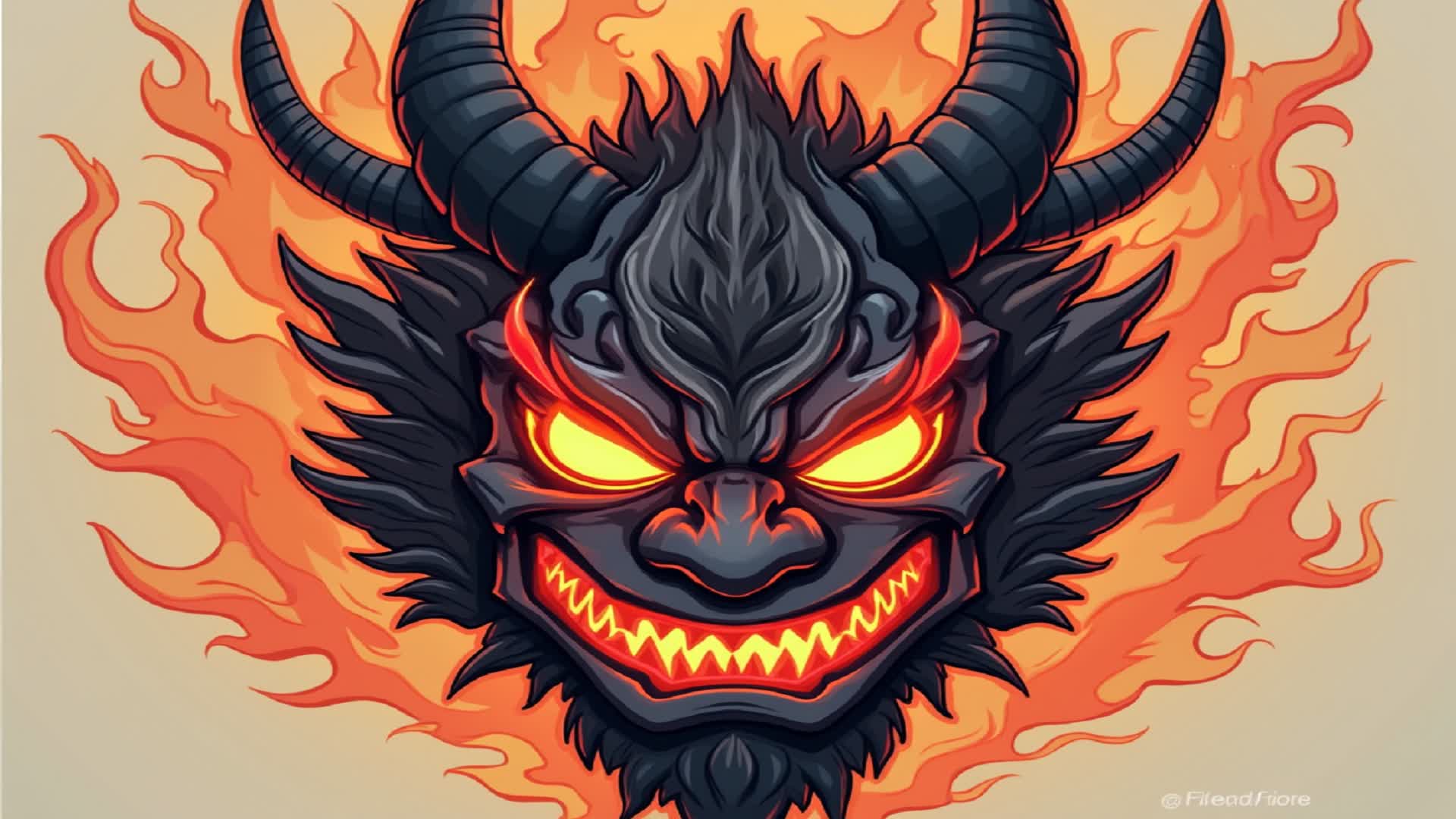 Fire Oni Mask Duel