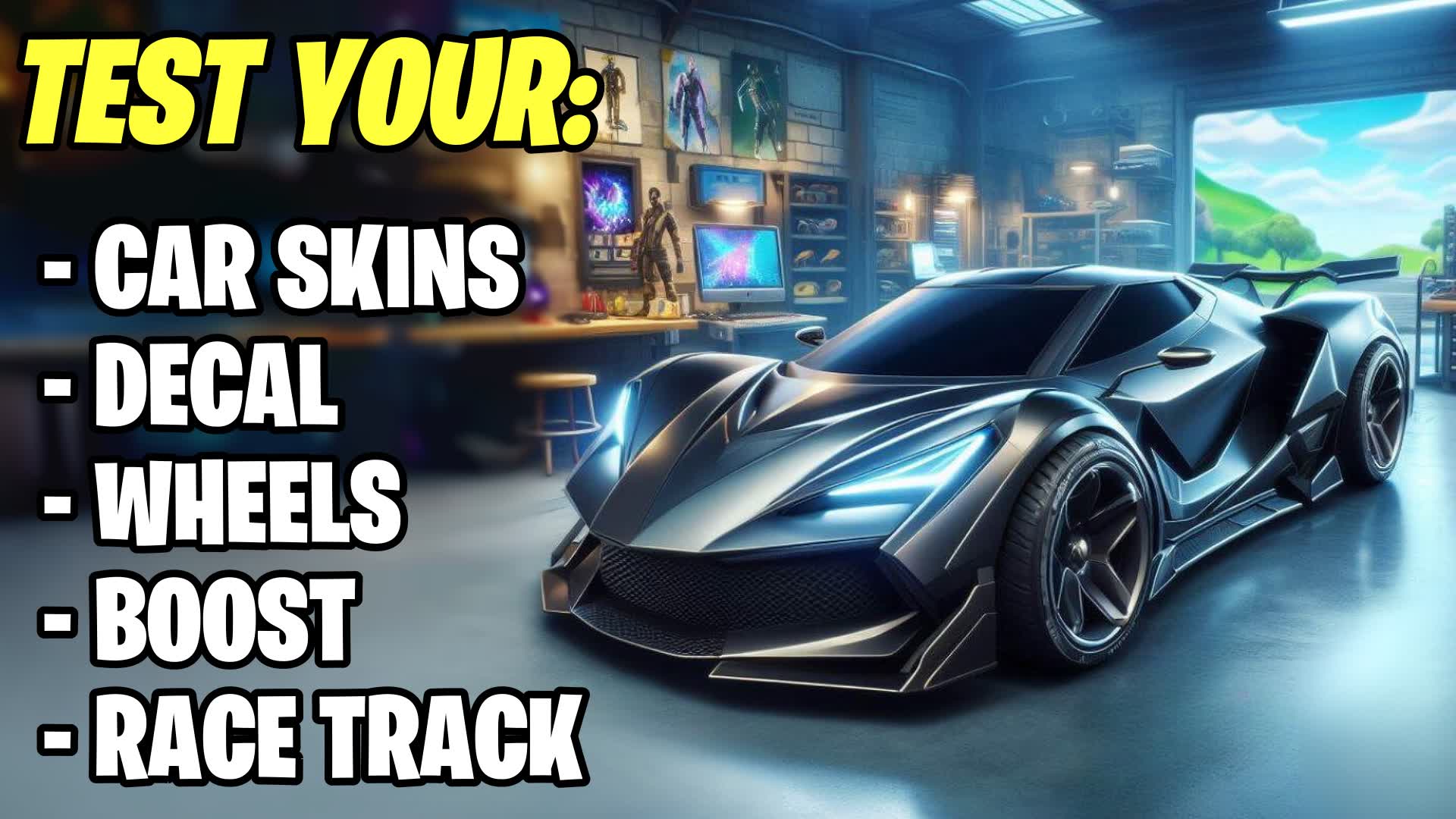 TEST YOUR CAR SKIN