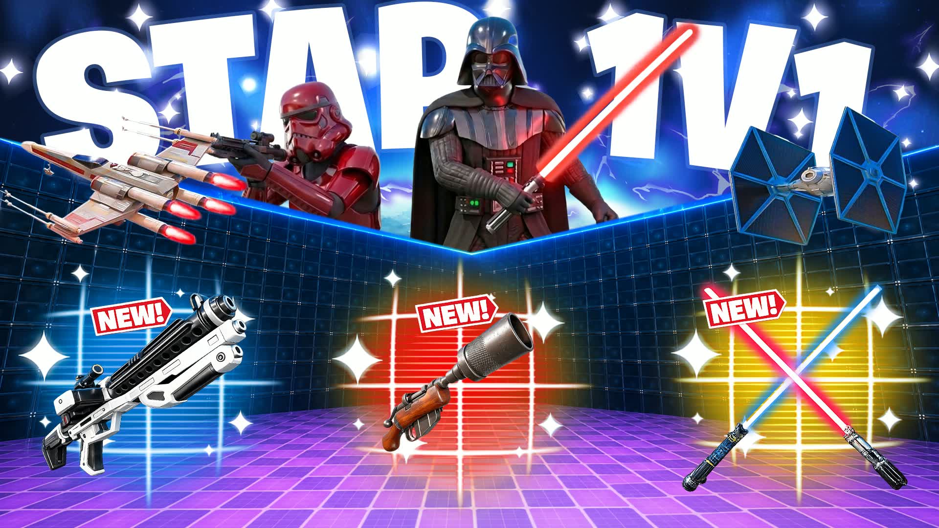 STAR WARS FFA - 1V1 ALL GUNS & CARS