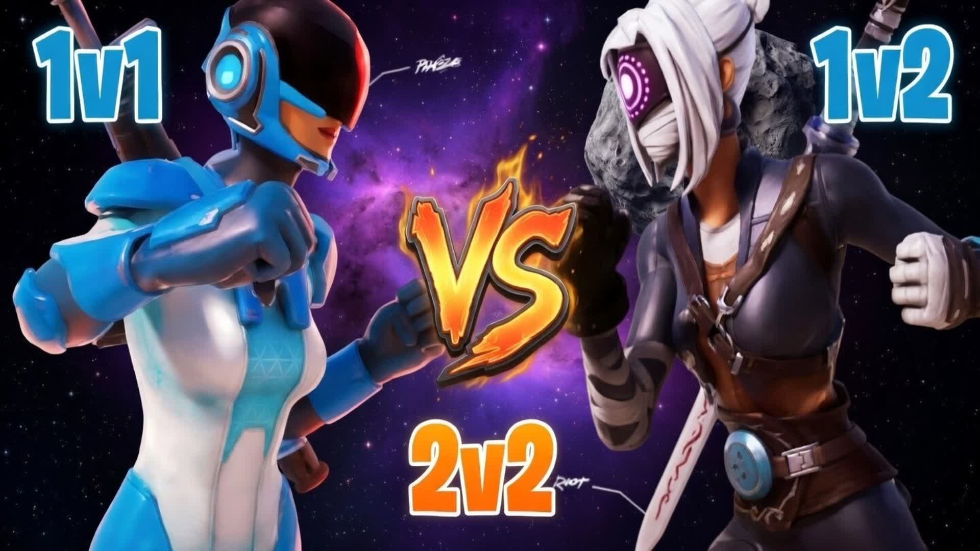 1v1 , 2v2 , 2v1