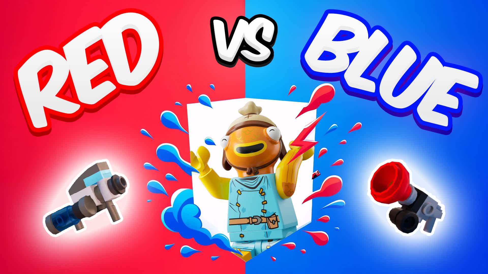 🧱 BLOCKY Red vs Blue 🔴 🔵