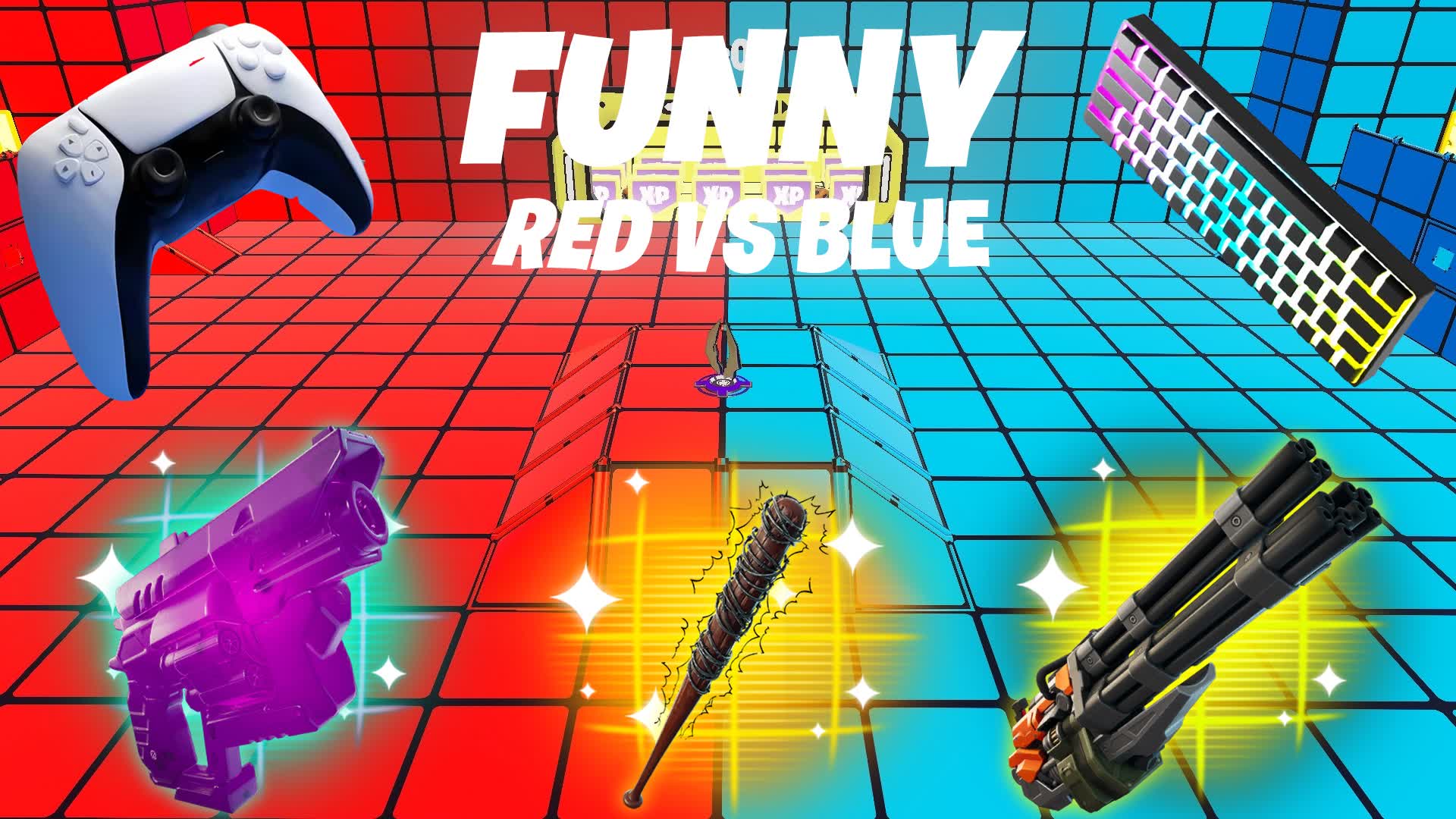 CRAZY FUN RED VS BLUE 🔴🔵