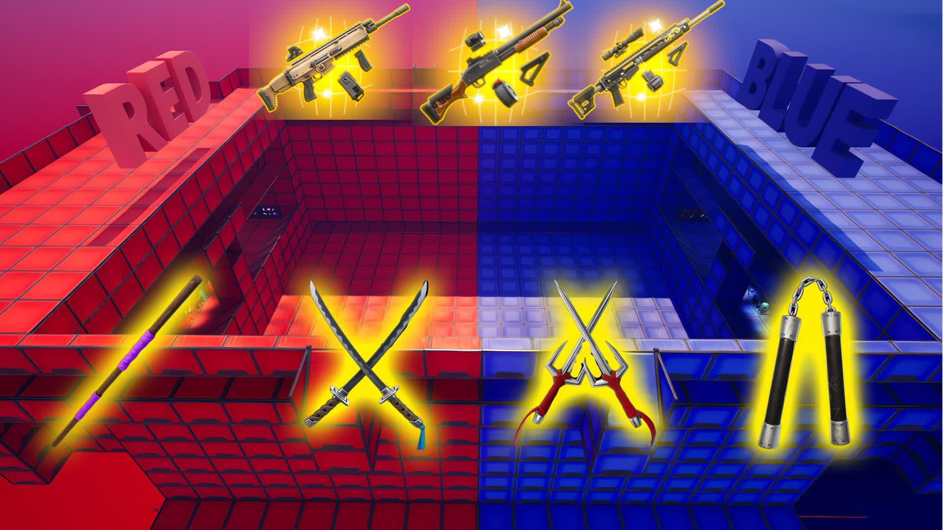 🔴EPIC RED VS BLUE🔵