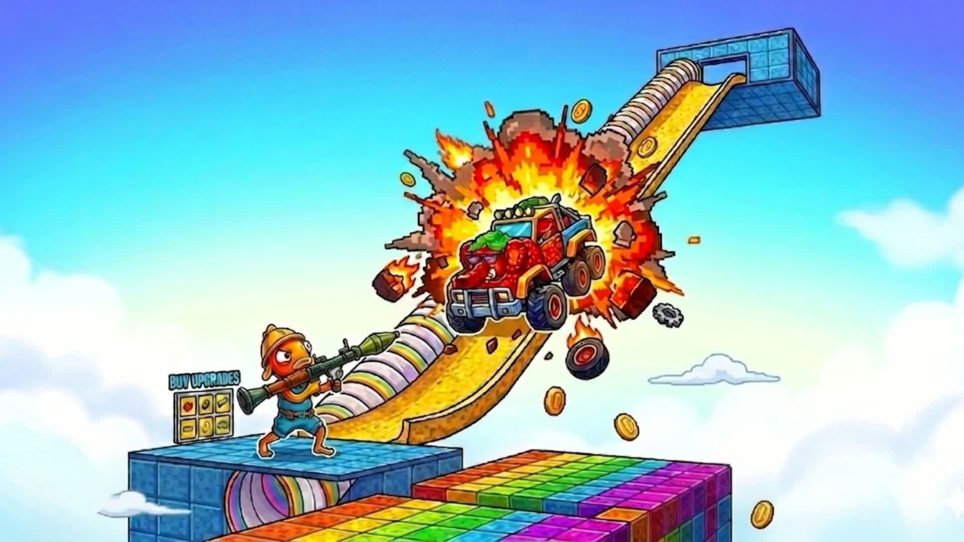 Rockets Vs Mega Ramp