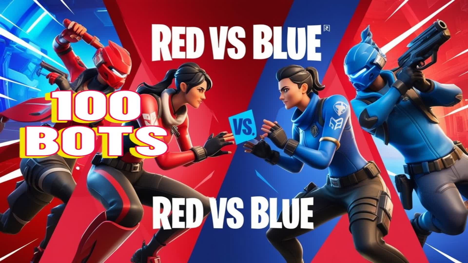 RED VS BLUE.