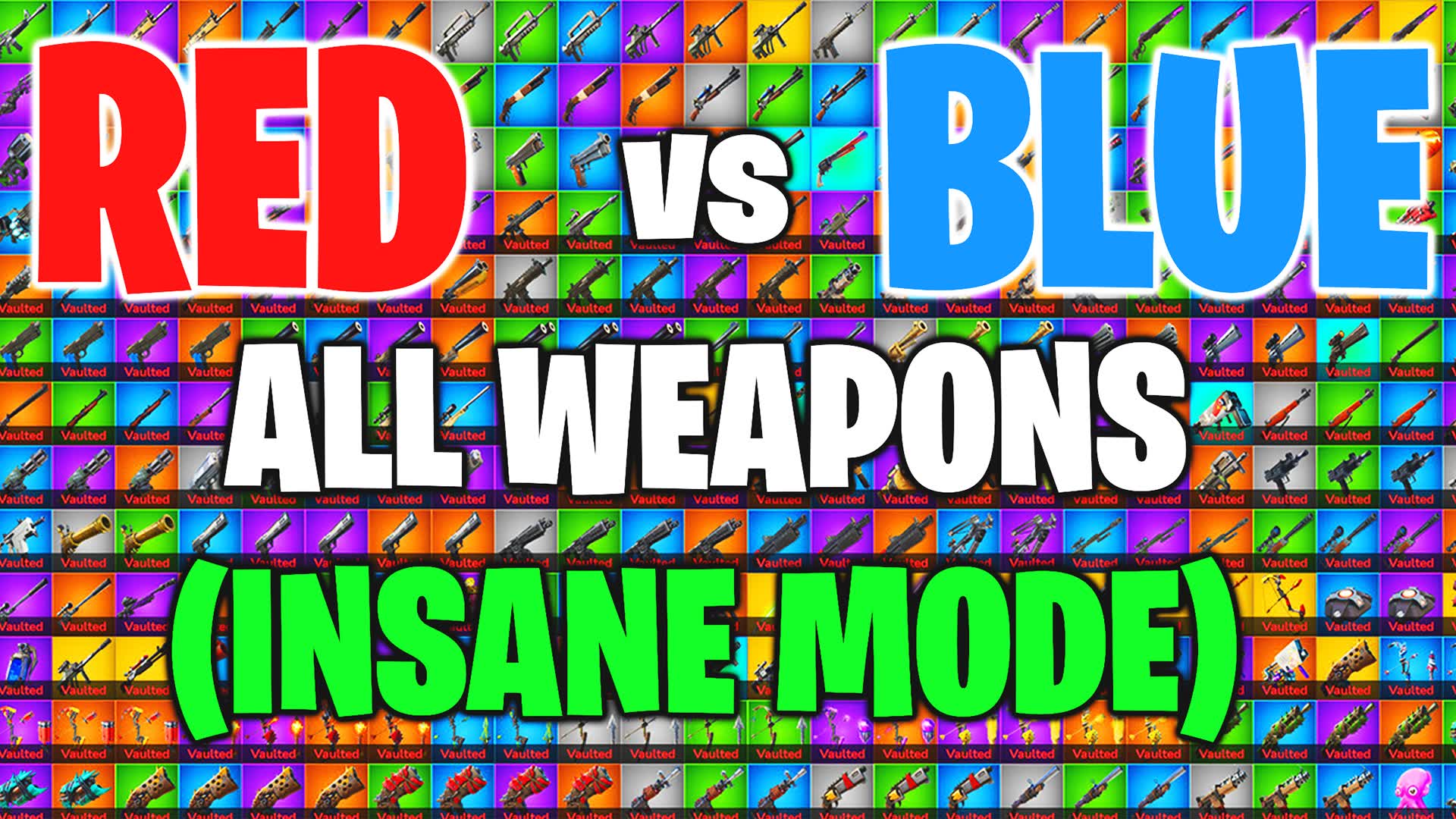 RED vs BLUE - ALL WEAPONS (INSANE!)