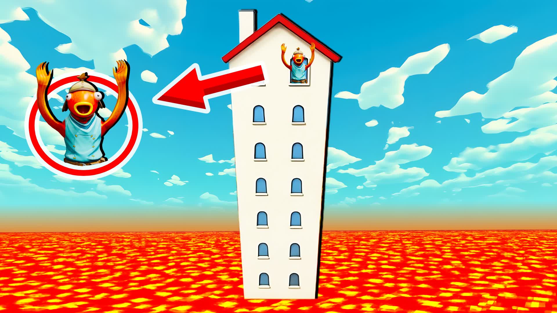 LAVA SURVIVE - The FLOOR Is LAVA! 🔥