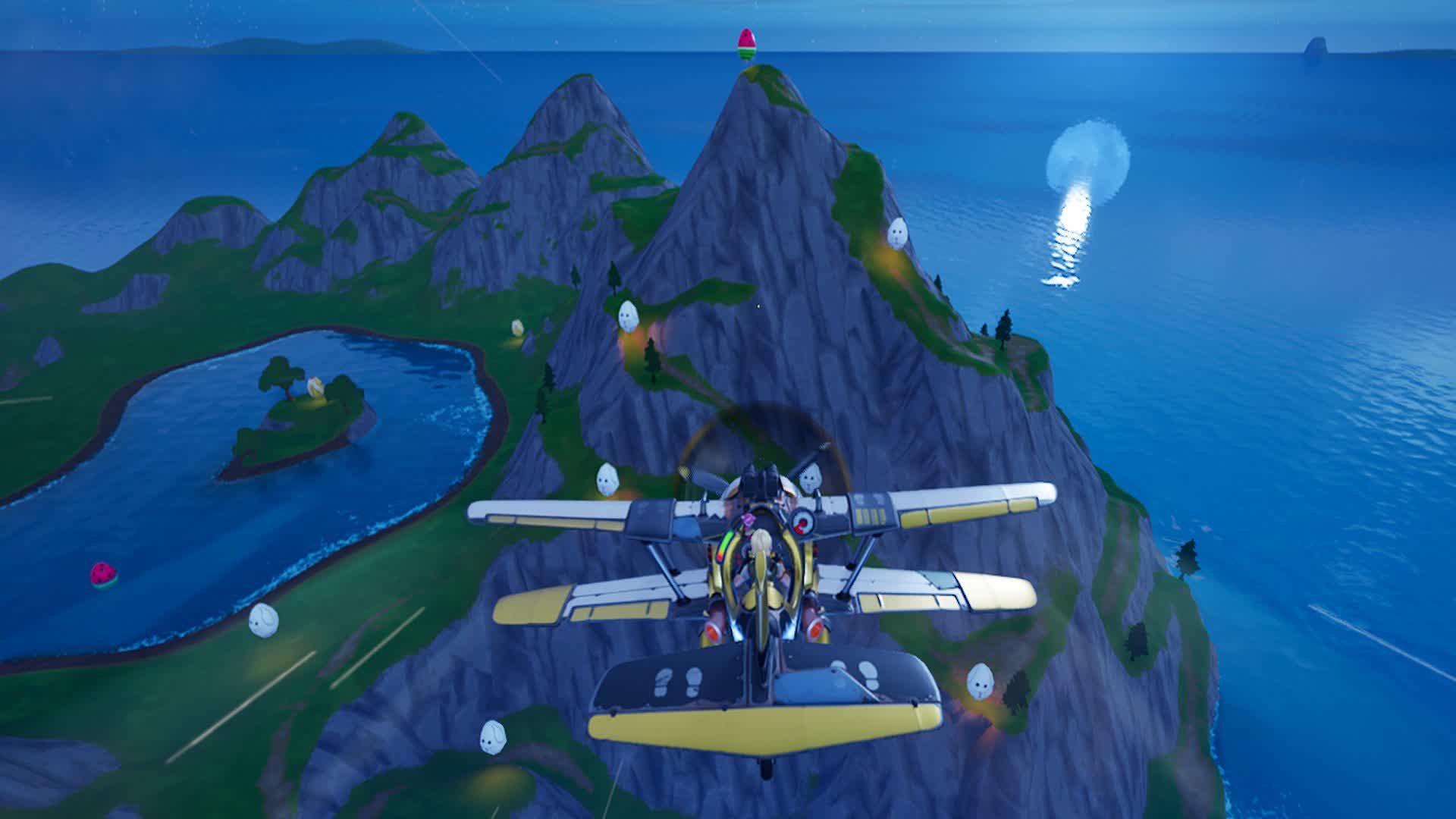 Flying egg hunt