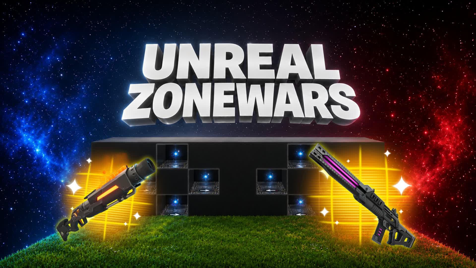UNREAL ZONE WARS (1V1 TO 4V4)
