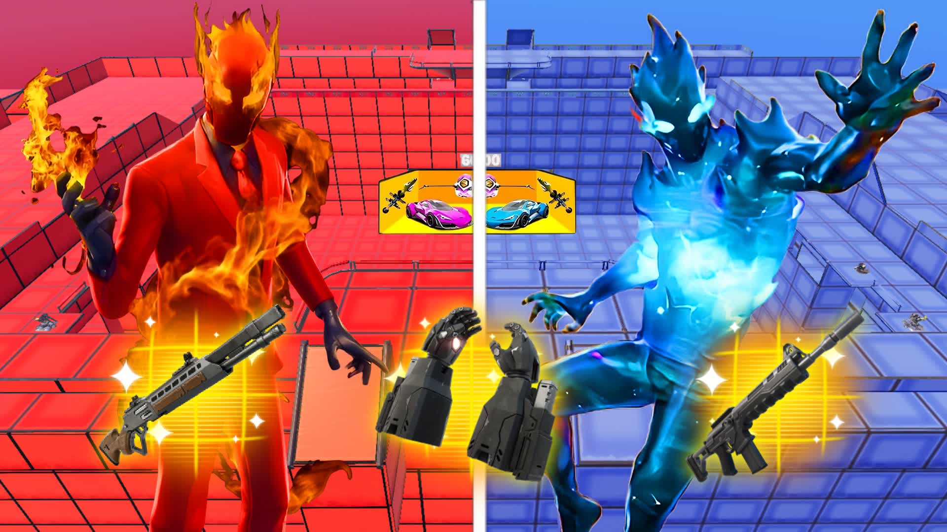 HYPER RED VS BLUE🔴🔵