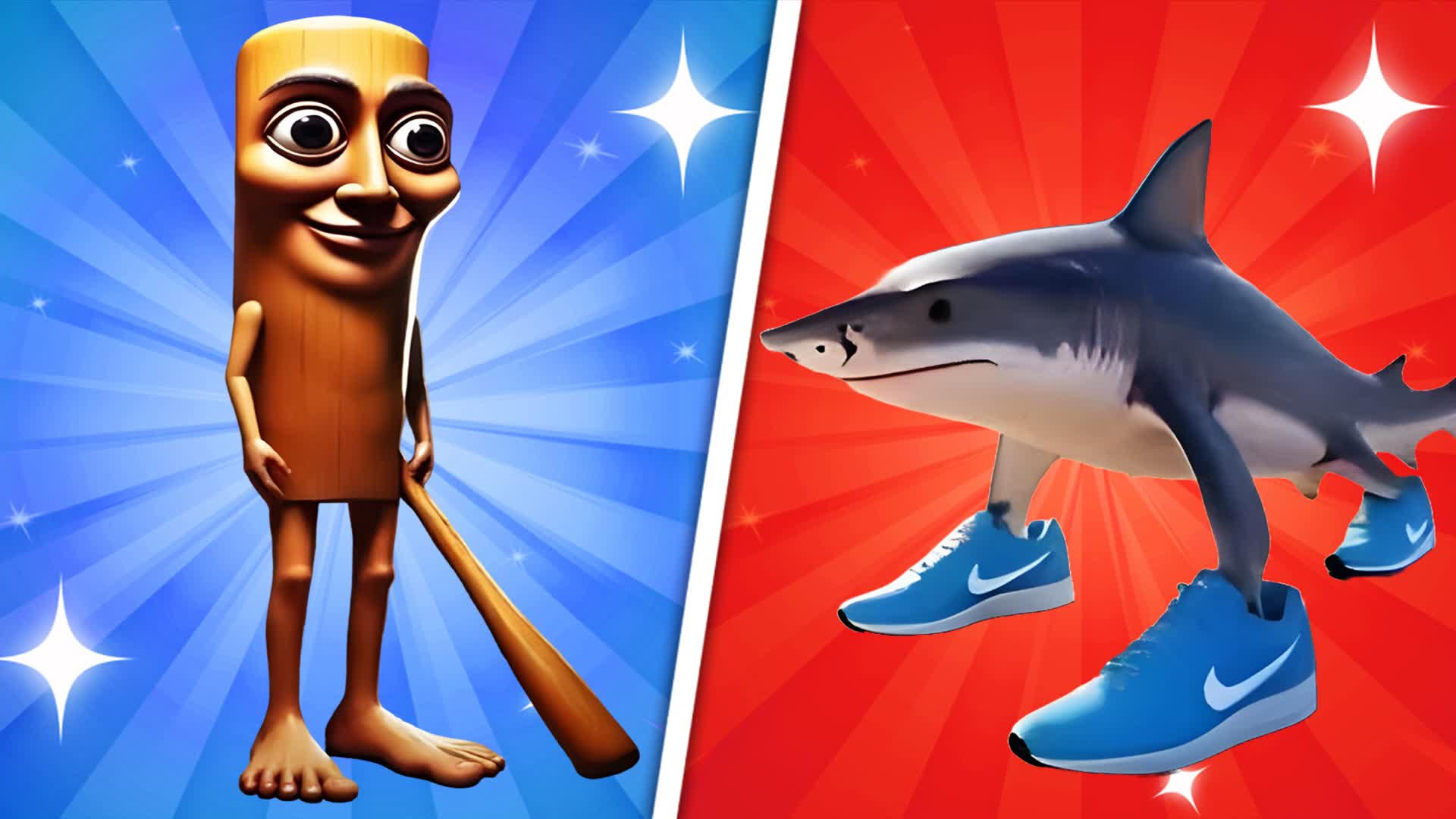 TUNG VS TRALALERO🔴RED VS BLUE🔵