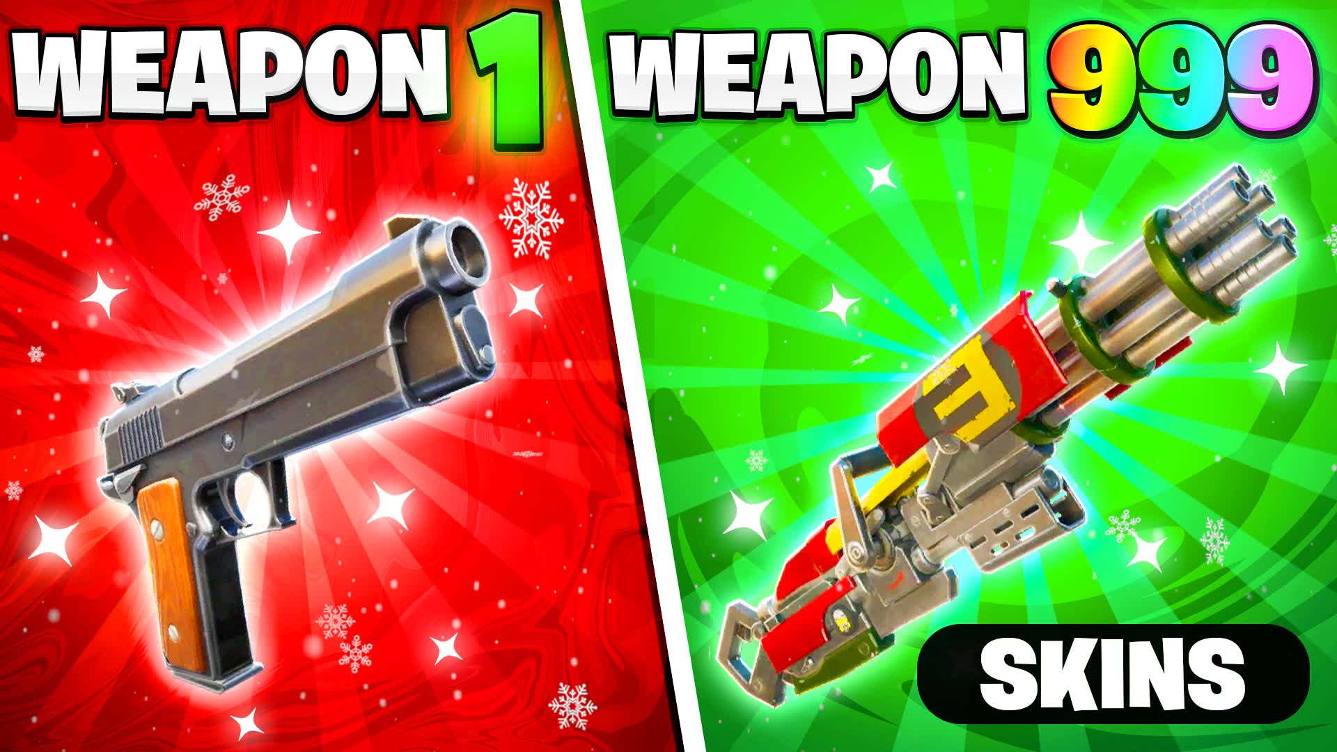 WINTER 🔫 GUN GAME 🎯 ONE SHOT