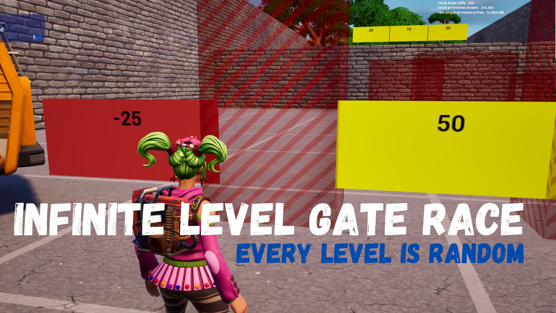 Infinite Random Level Race