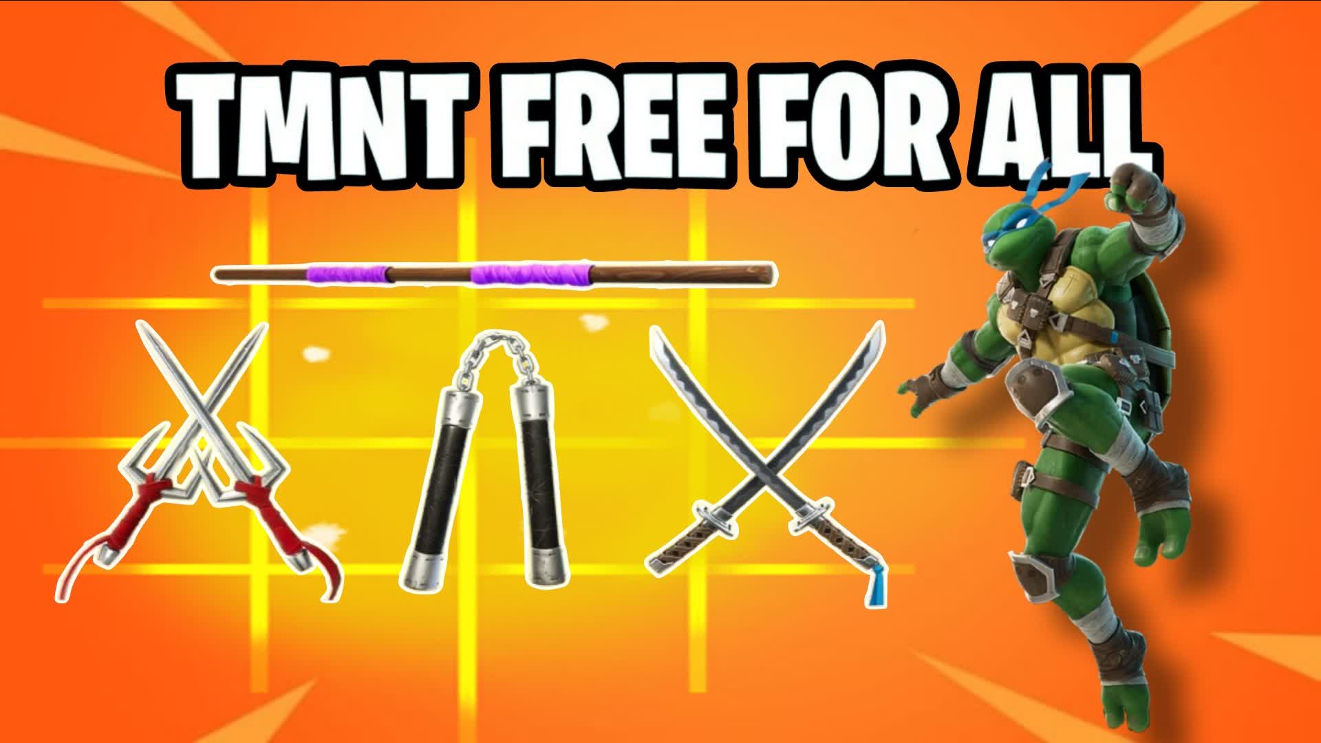 🐢TMNT-FFA ALL WEAPONS HEROES