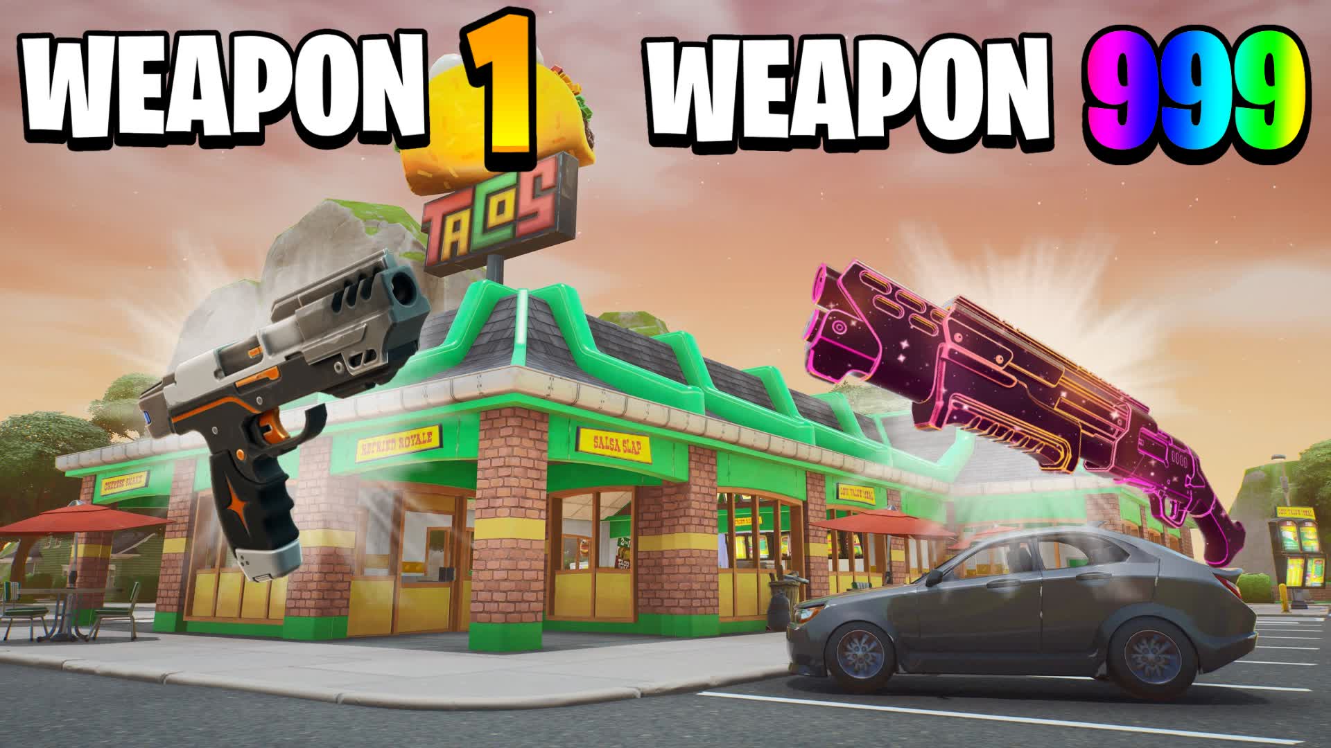 GREASY GUN GAME 🌮 ONE SHOT 🎯