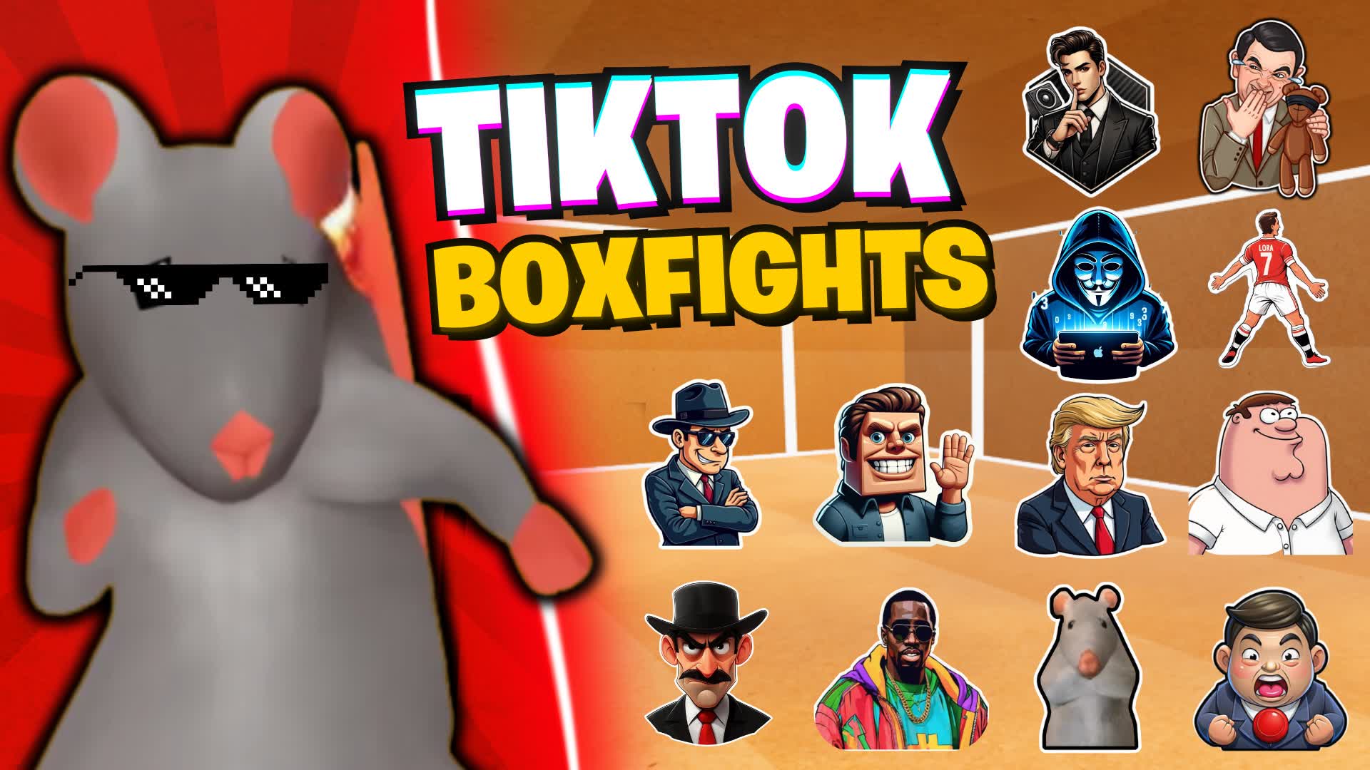 🐭RAT  TIKTOK BOXFIGHTS 📦
