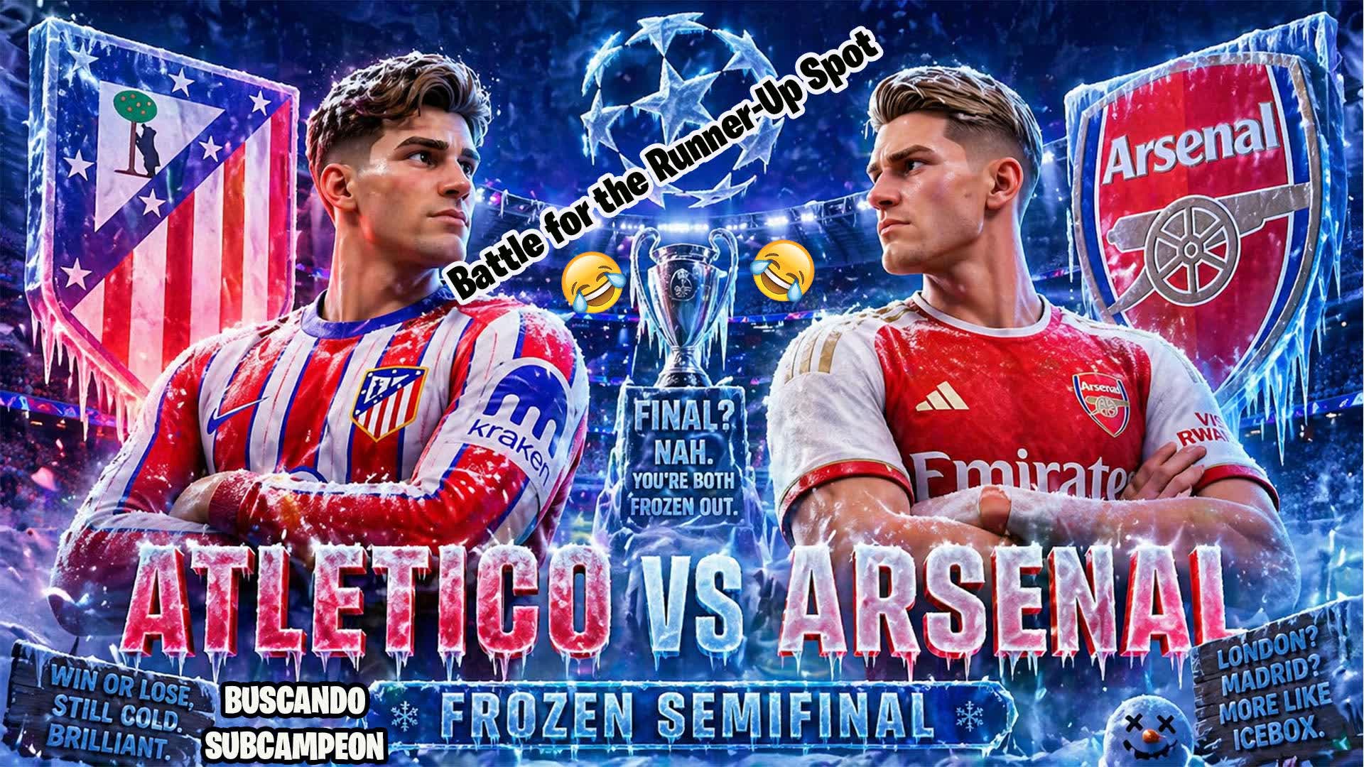 ARSENAL vs ATLETICO CHAMPIONS SEMIFINAL
