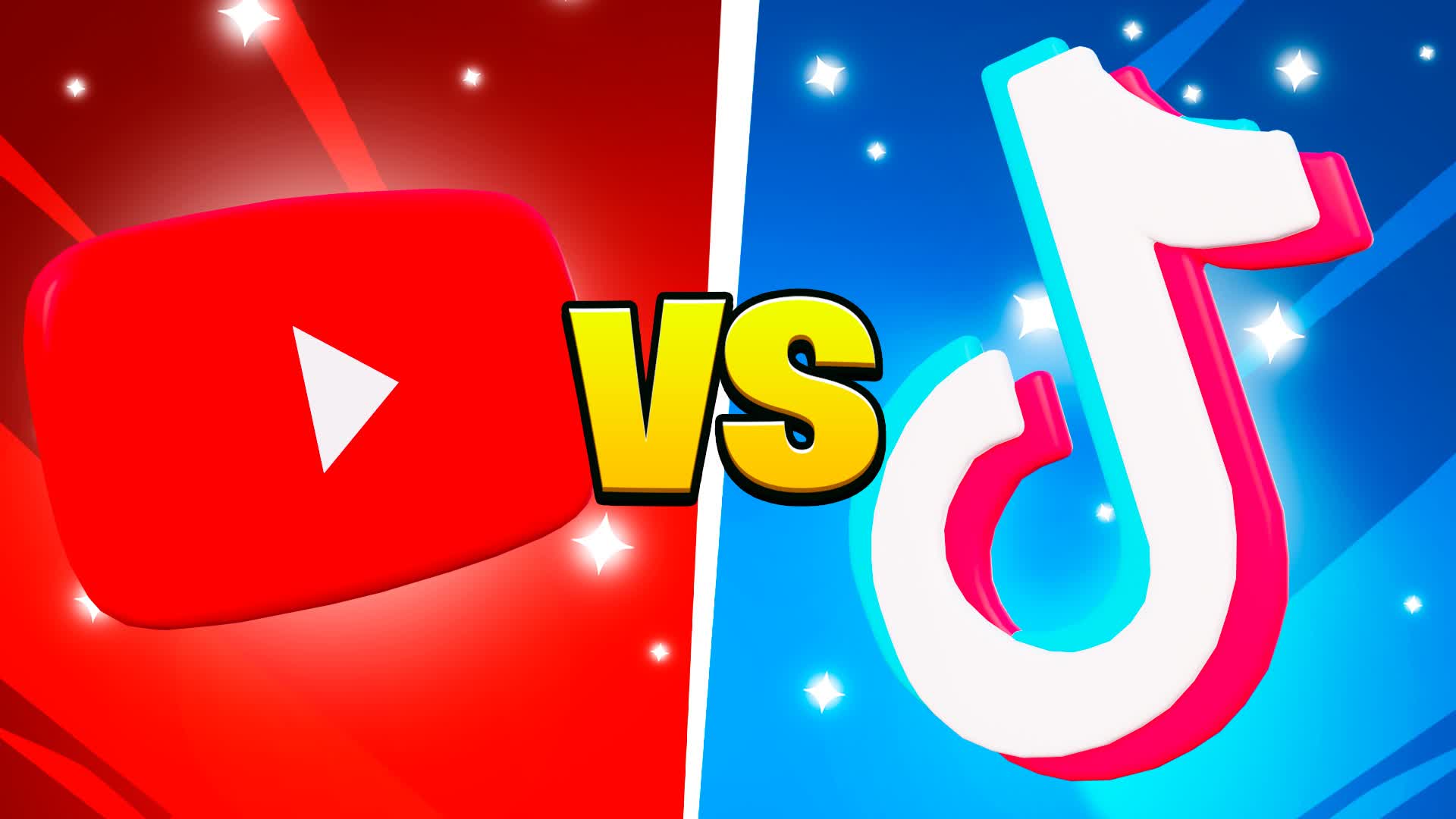 ▶ YOUTUBE VS TIKTOK♪