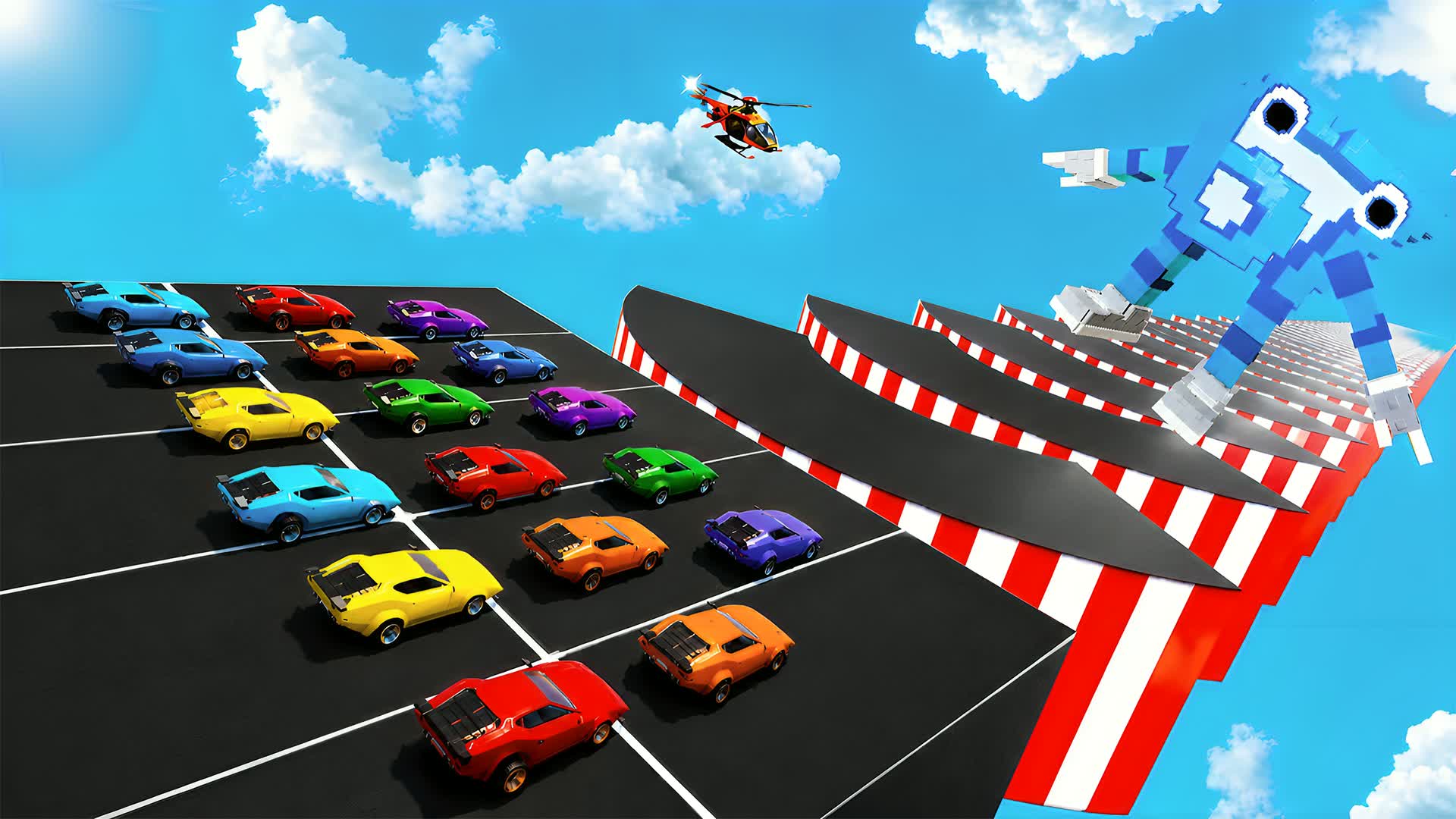 MEGA RAMP CARS 🚗HOW MANY CAN YOU GET?