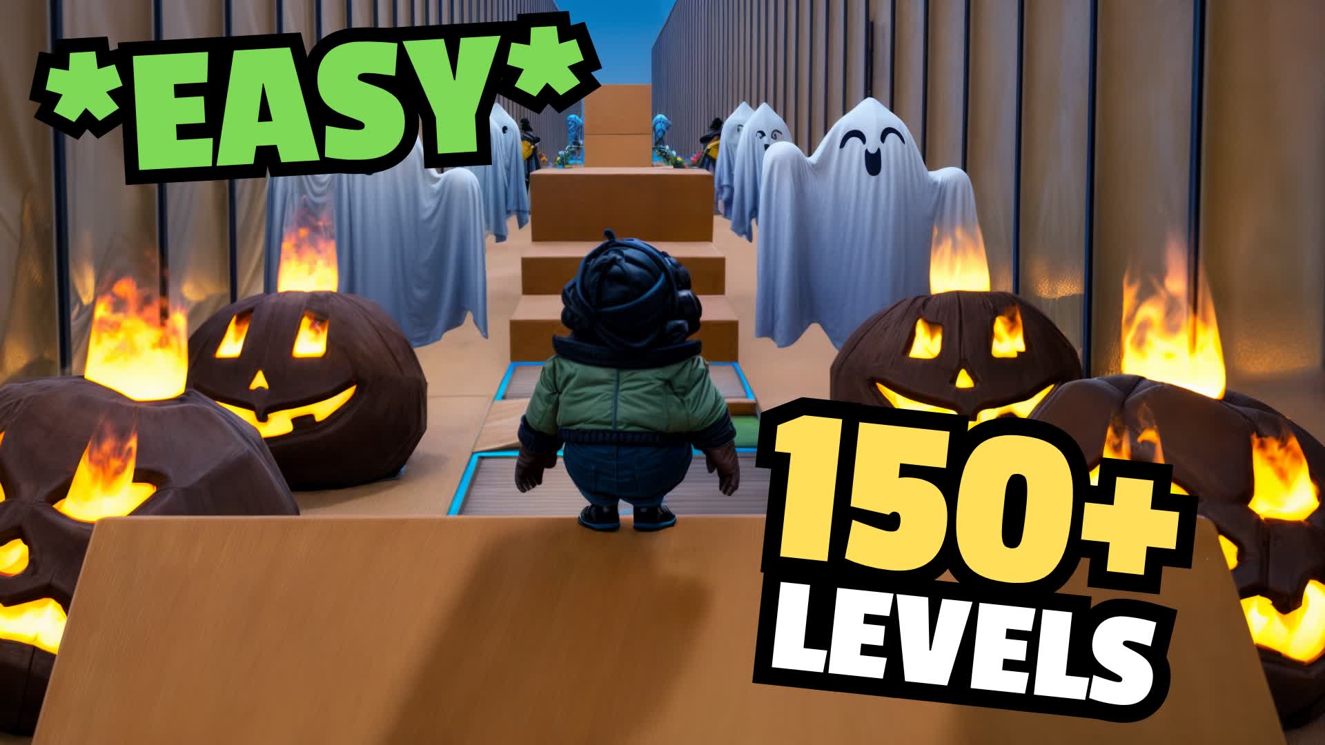 🎃Fall Guys Halloween Parkour 150+🎃