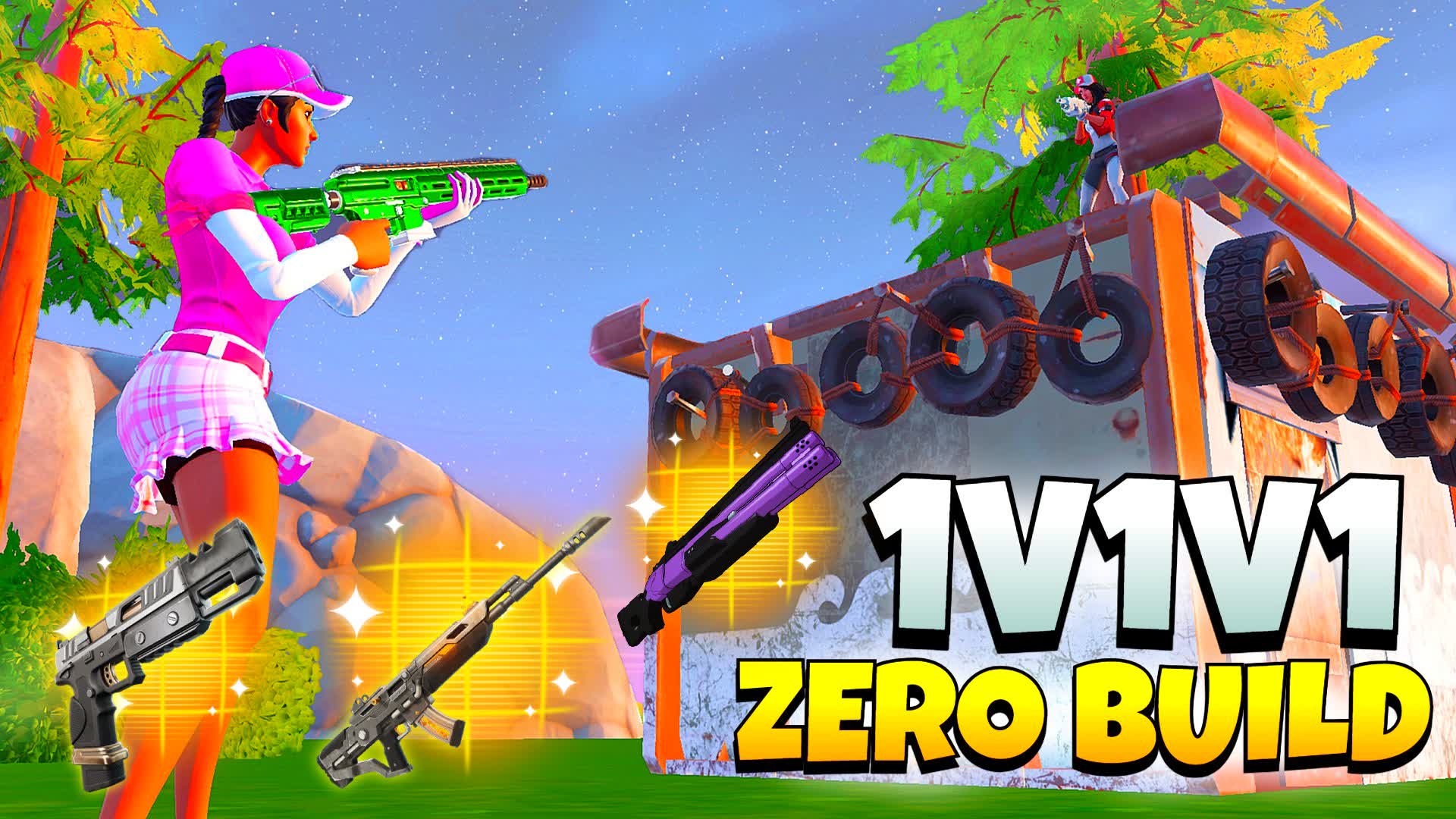 1v1v1 ZERO BUILD FFA