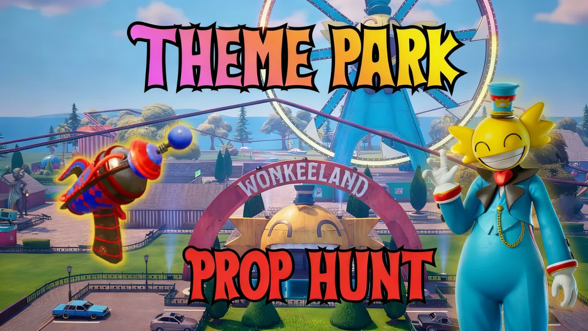 Theme Park Prop Hunt | WONKEELAND