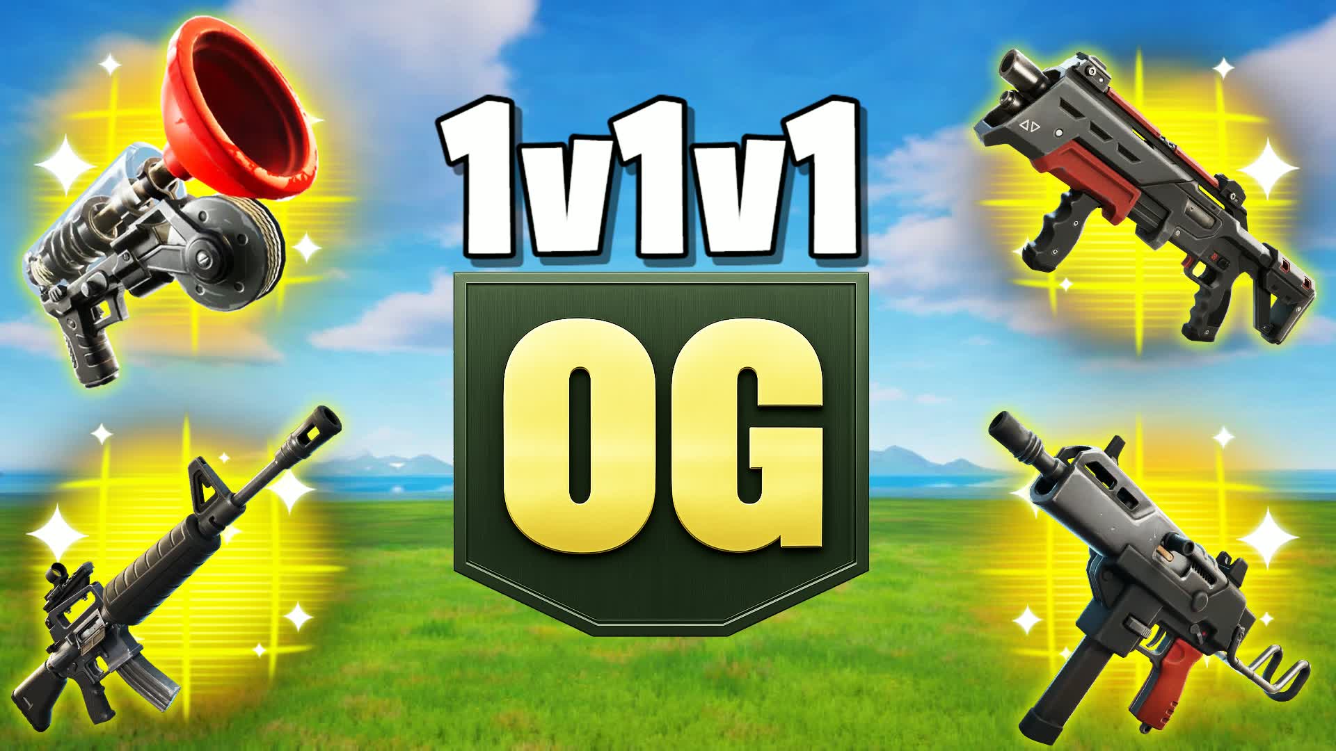 OG ALL WEAPONS 1V1 سكرمز العاصفه ⭐