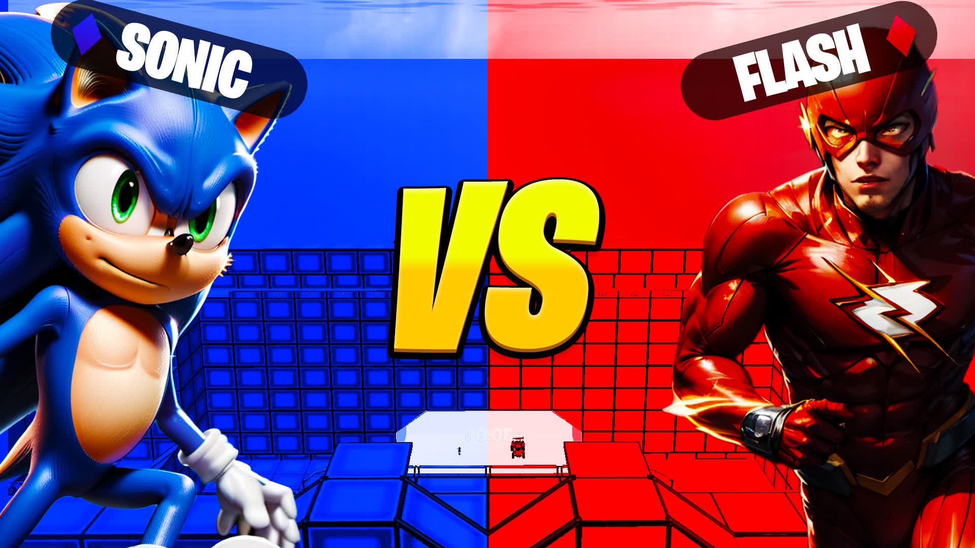 🔵 SONIC VS FLASH 🔴